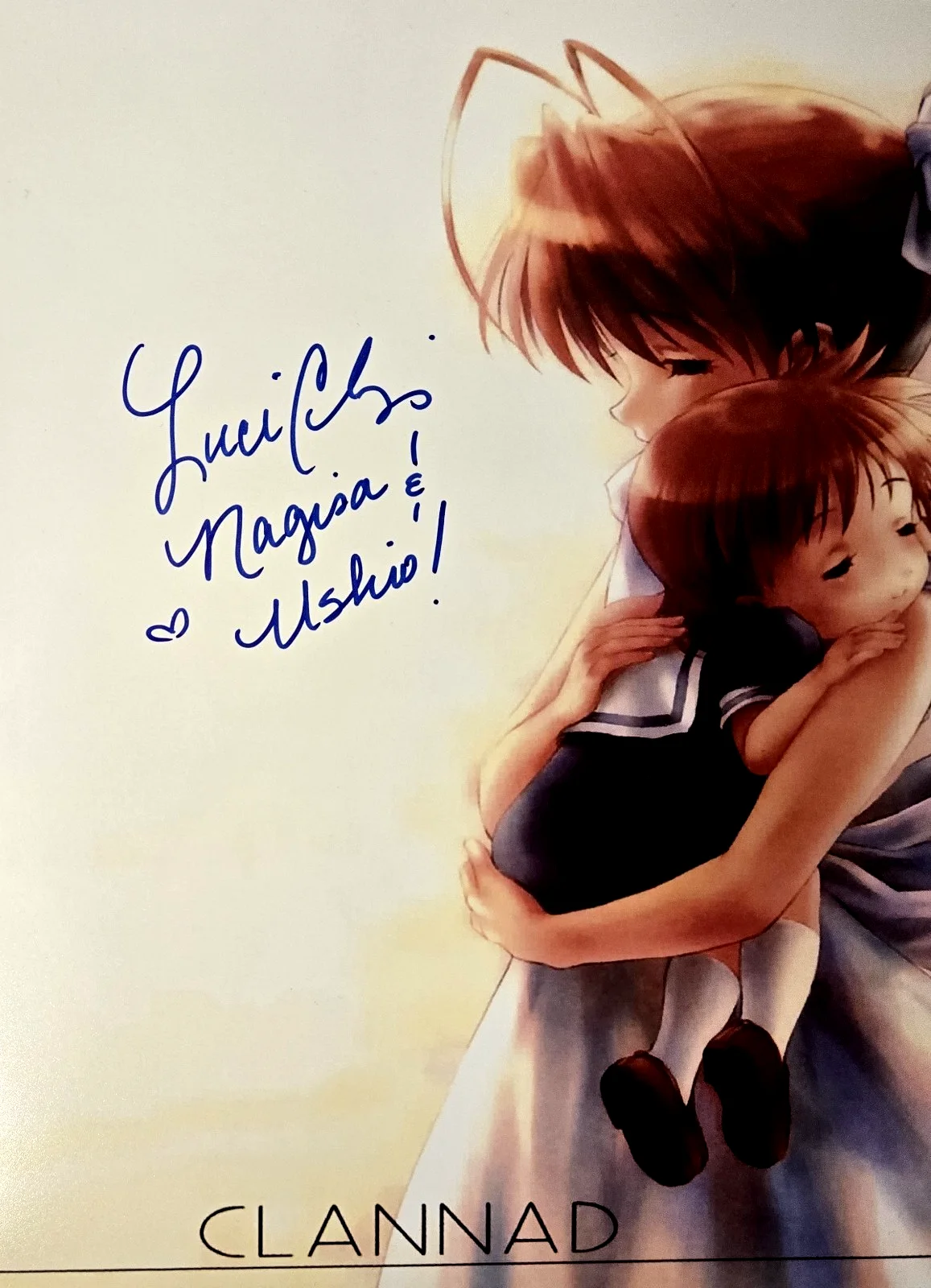 Luci Christian — Luci Christian Signed Photo Clannad Nagisa Ushio Autograph 11x14 JSA COA 836, изображение 2