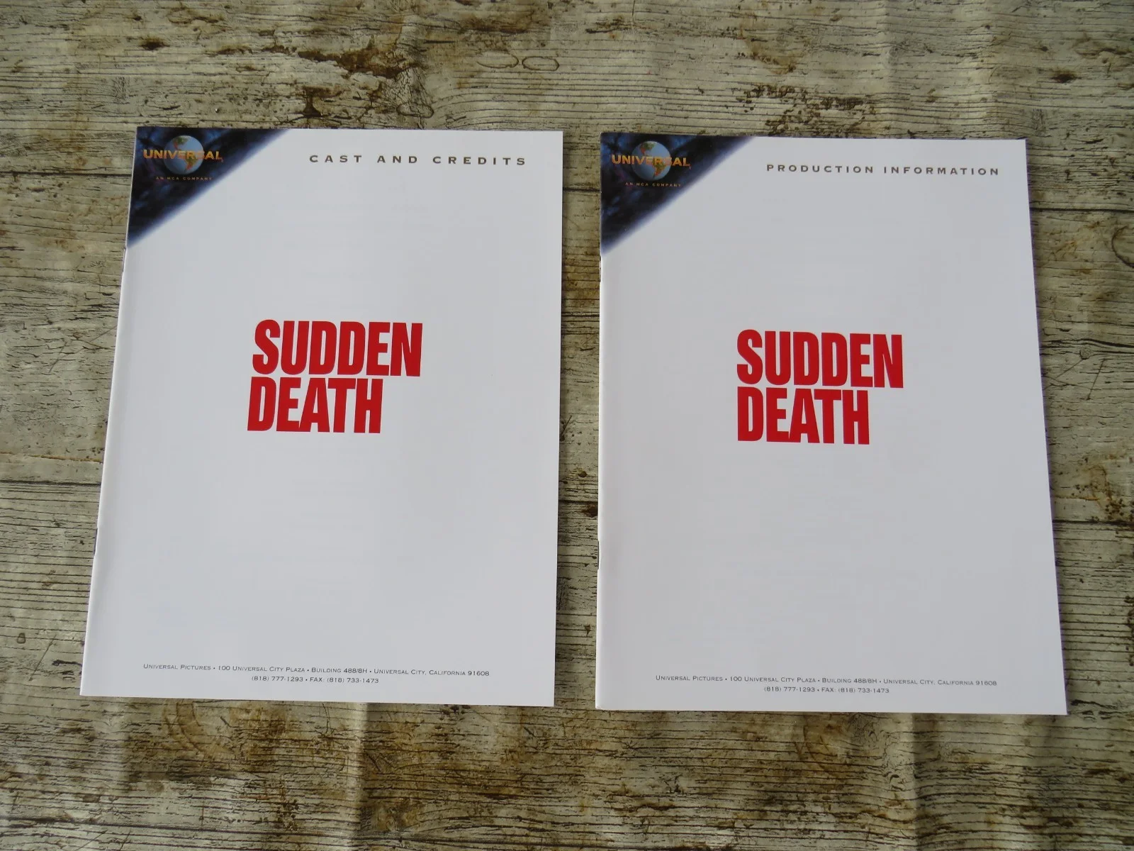 SUDDEN DEATH ORIGINAL 1995 CINEMA FILM PRESS KIT Jean-Claude Van Damme 6 PHOTOS, изображение 3