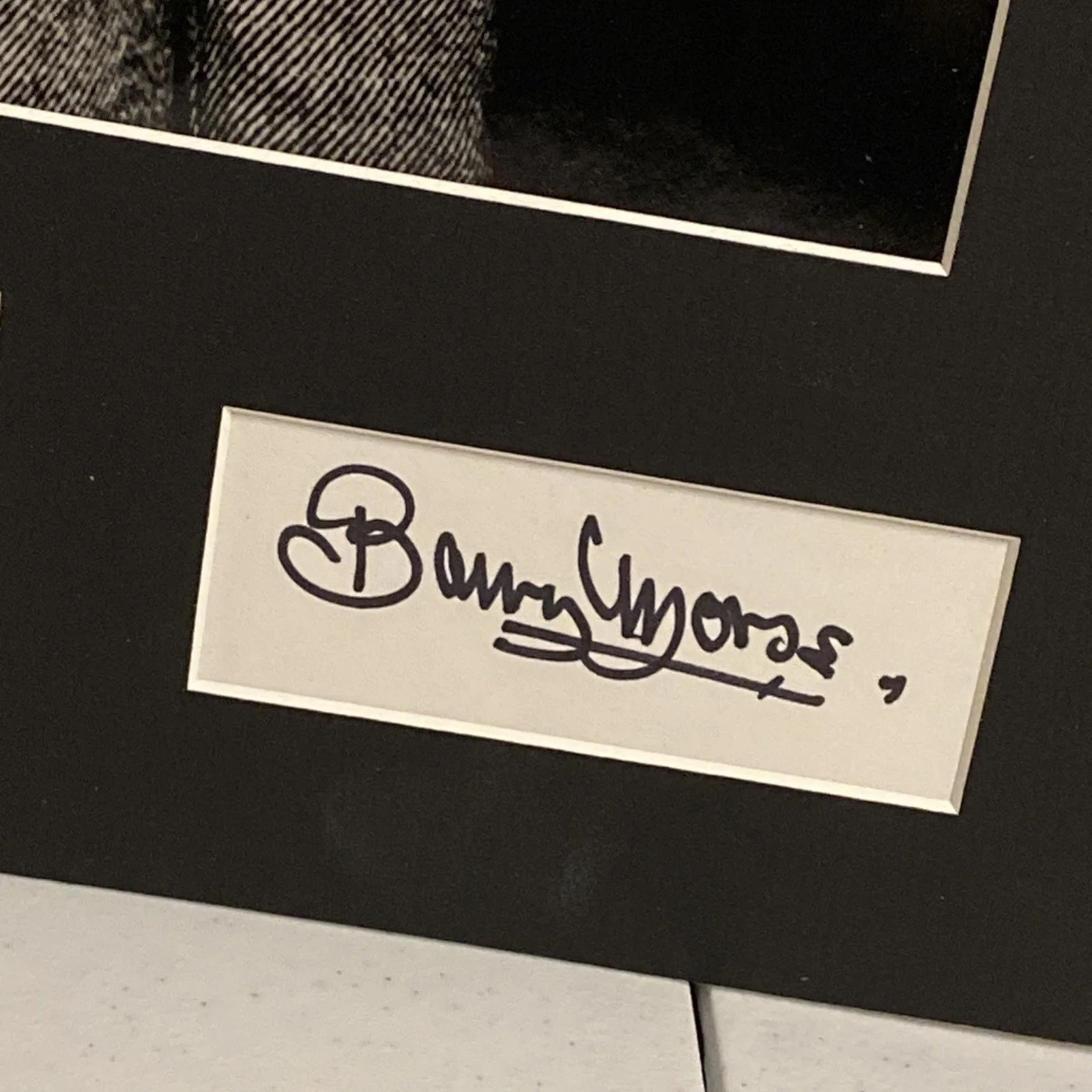 David Janssen, Barry Morse — THE FUGITIVE TV SHOW Cast Autograph Display SIGNED DAVID JANSSEN BARRY MORSE COA, изображение 3