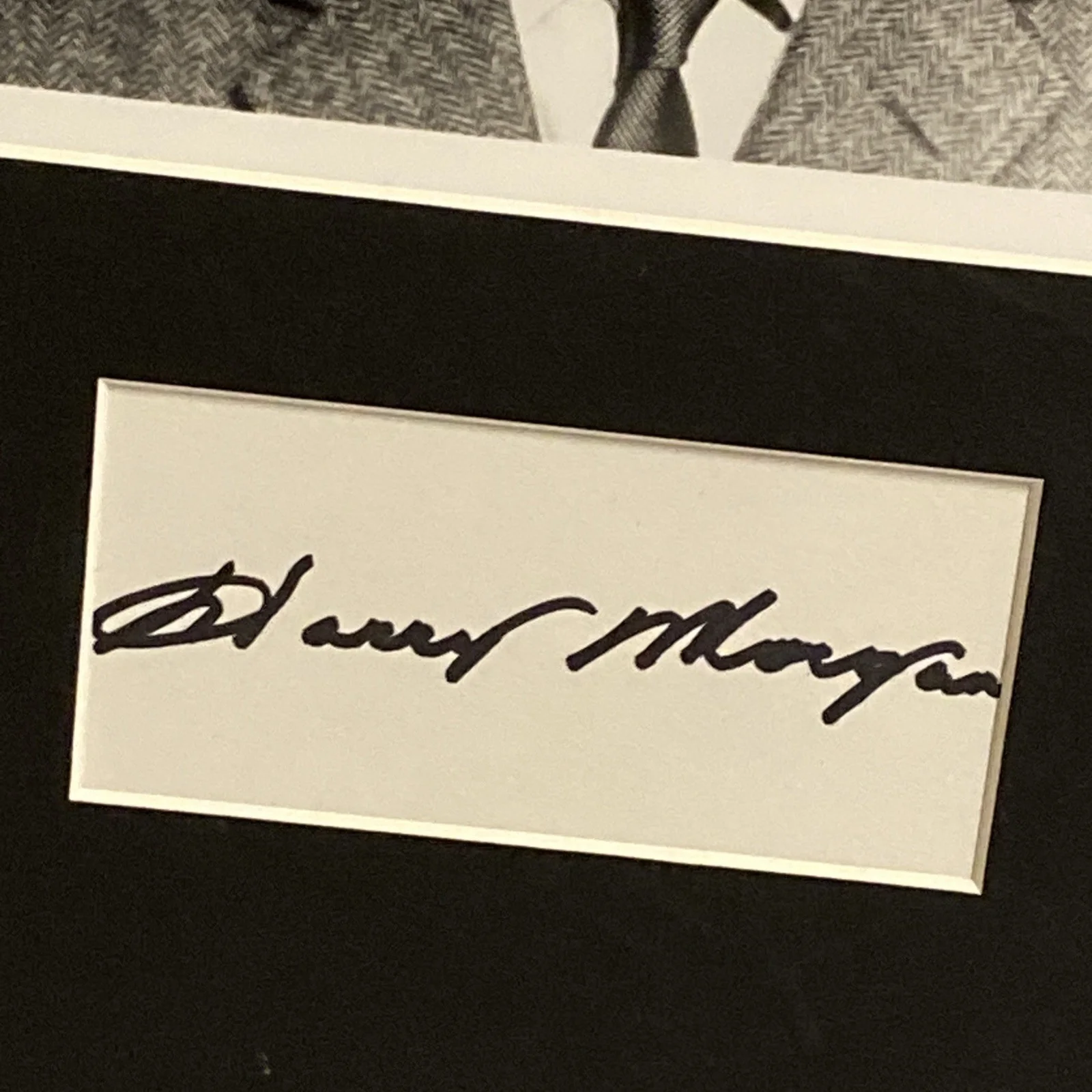 Jack Webb — DRAGNET Autograph Signed CAST PHOTO MATTED Jack Webb Harry Morgan 100% AUTH COA, image 3