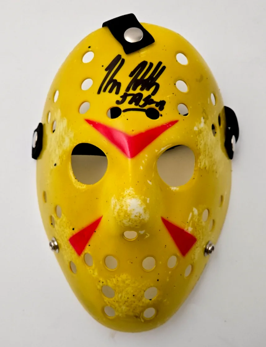 Kane Hodder — Kane Hodder Signed Jason Mask Autograph Friday the 13th Horror Beckett COA 963