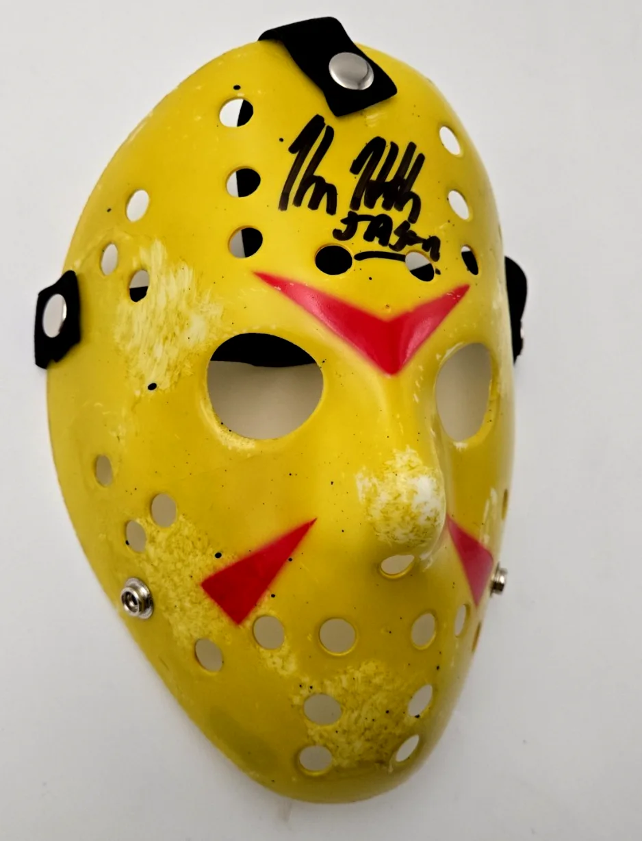 Kane Hodder — Kane Hodder Signed Jason Mask Autograph Friday the 13th Horror Beckett COA 963, изображение 2