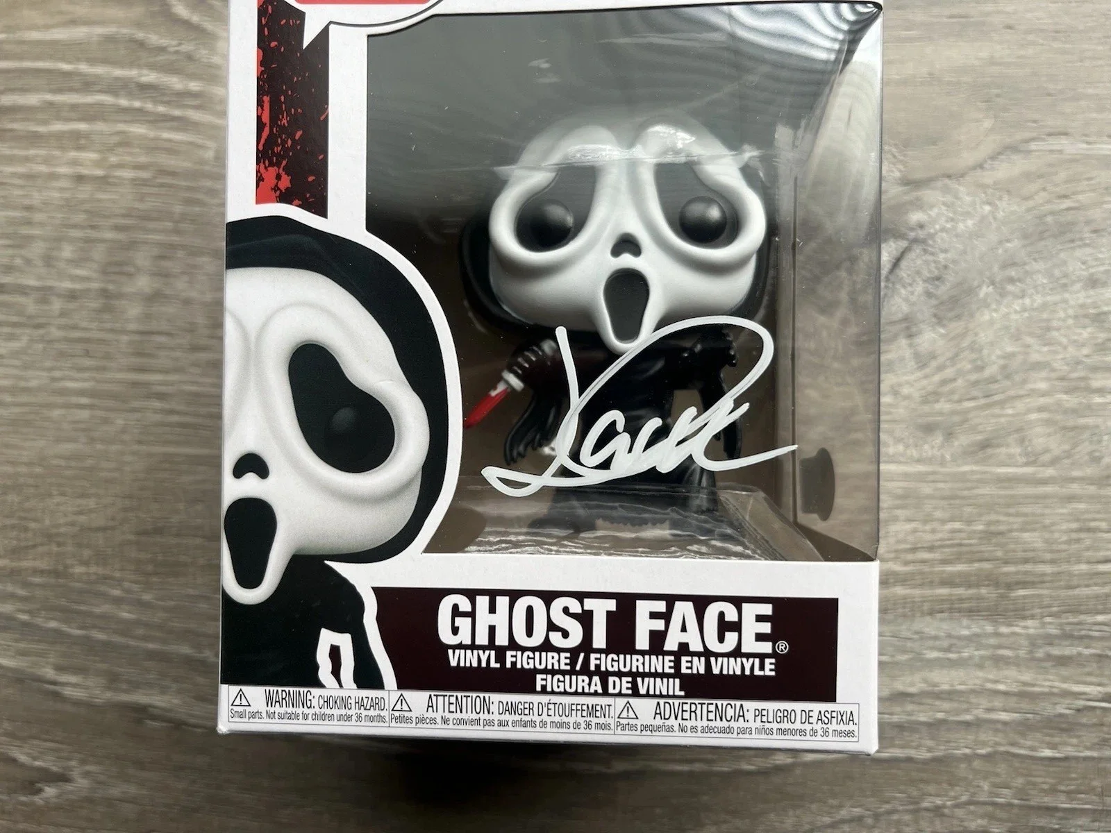 Jack Quaid — Jack Quaid Signed Ghostface Funko Pop Beckett COA 1607 Scream Richie Kirsch, изображение 3