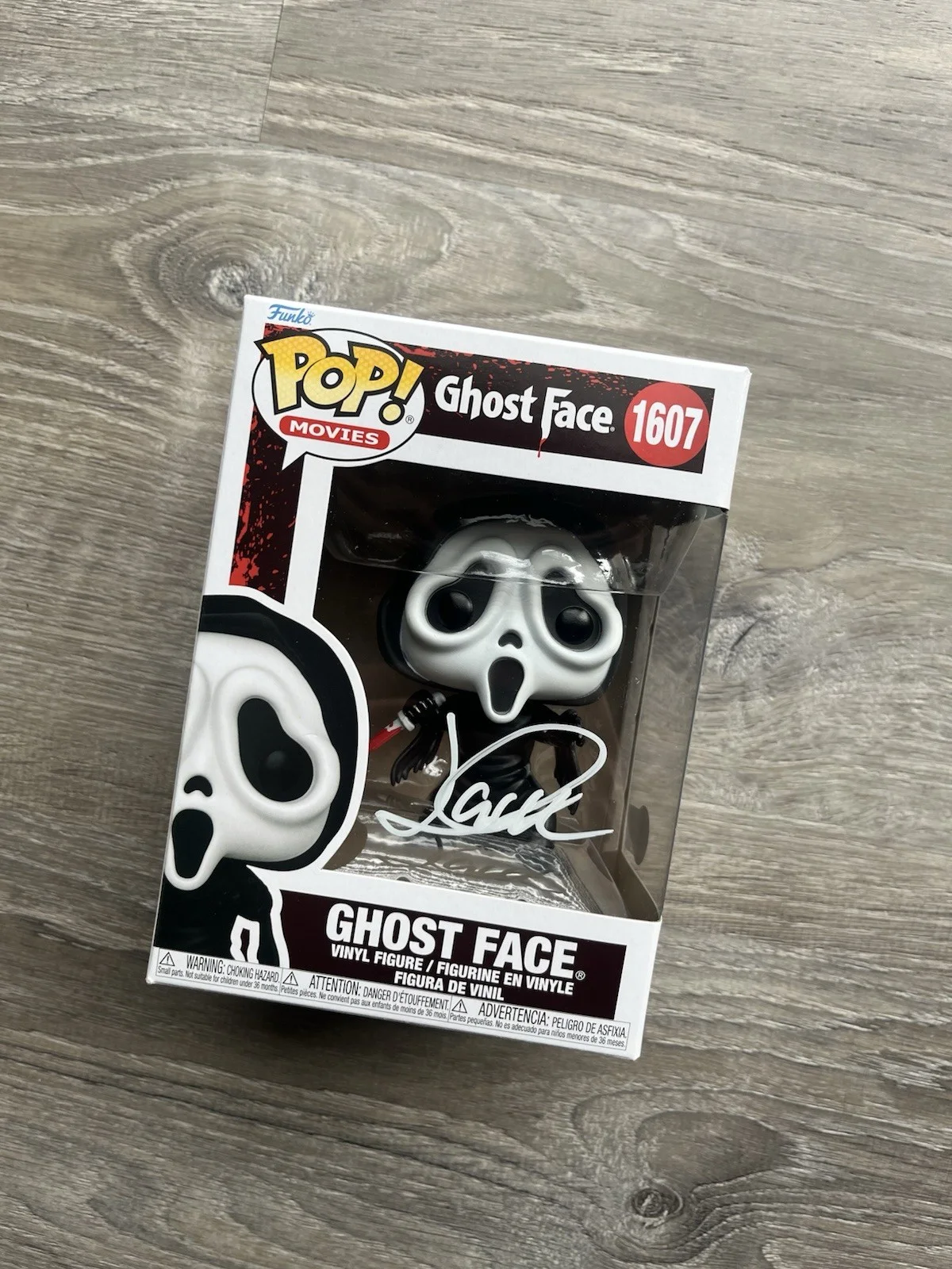 Jack Quaid — Jack Quaid Signed Ghostface Funko Pop Beckett COA 1607 Scream Richie Kirsch, изображение 4