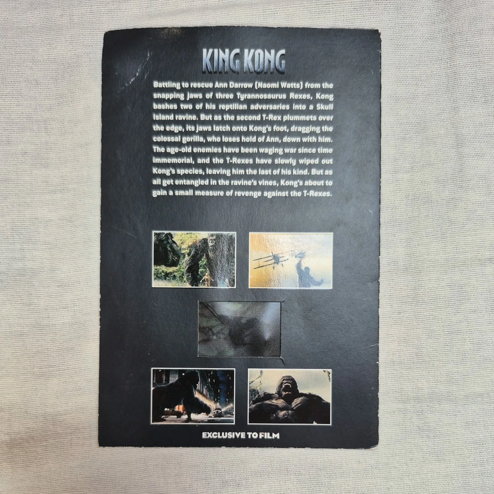 King Kong 2005 Promo Film Cell #3/22759 Film UK Peter Jackson, изображение 2
