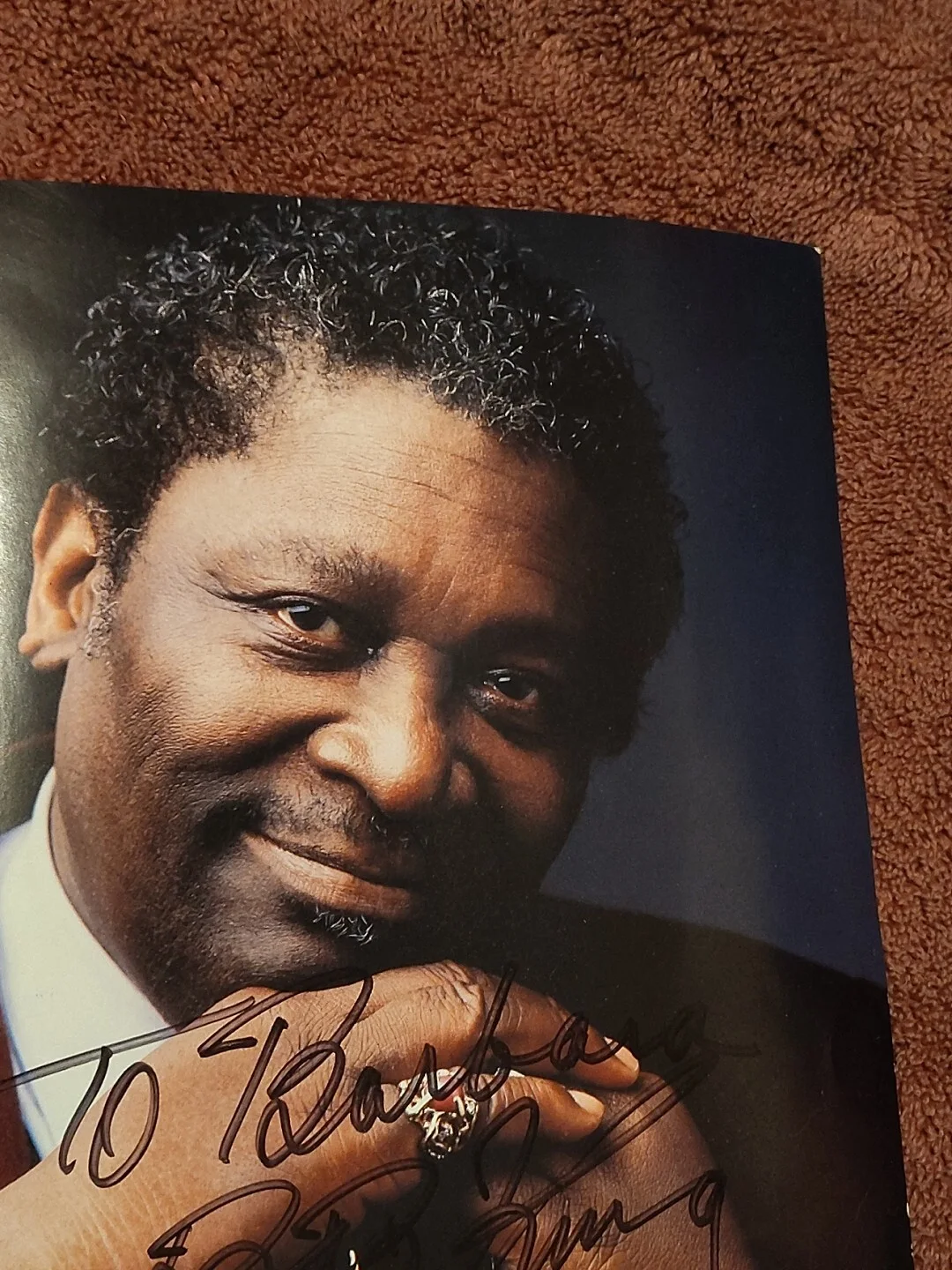 B.B. KING Autographed 8x10 Photo To Barbara From B.B. King Rare Picture Signed, изображение 3