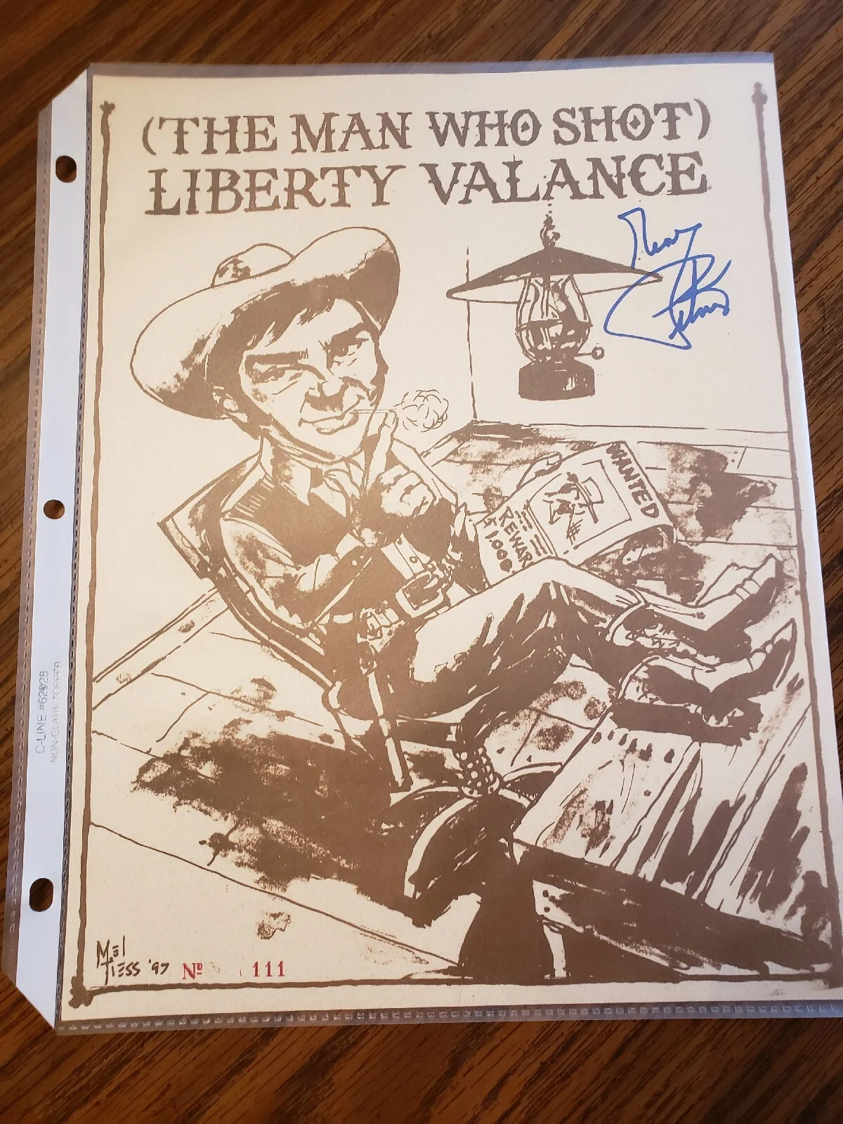 Lot of 6 Gene Pitney Signed Caricatures - Just One Smile, Liberty Valance, 24 Hr, изображение 4