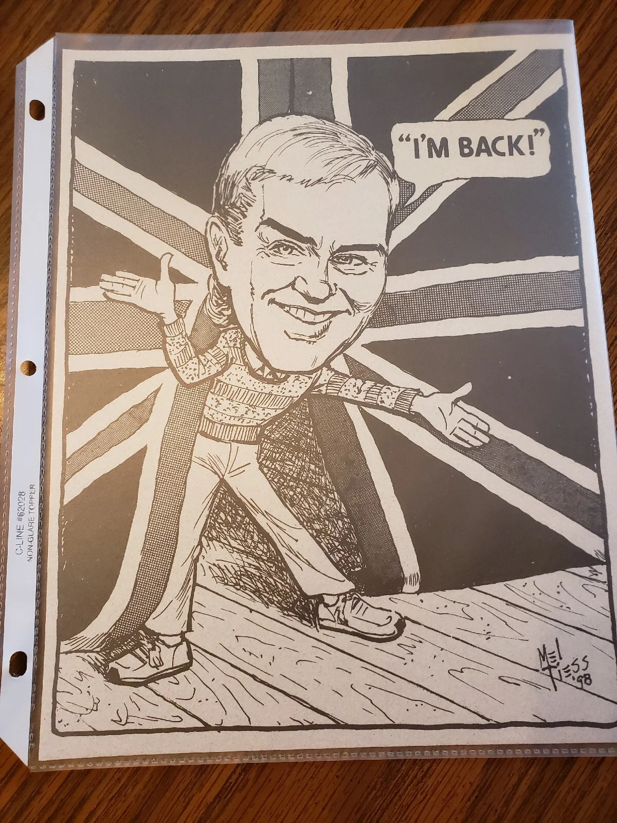Lot of 6 Gene Pitney Signed Caricatures - Just One Smile, Liberty Valance, 24 Hr, изображение 5