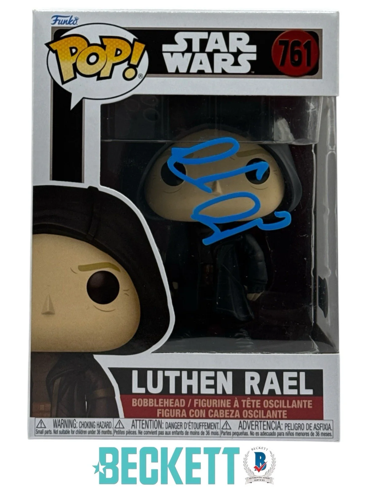 Stellan Skarsgard — Stellan Skarsgard Autograph Signed Star Wars Luthen Rael Funko Pop Beckett COA