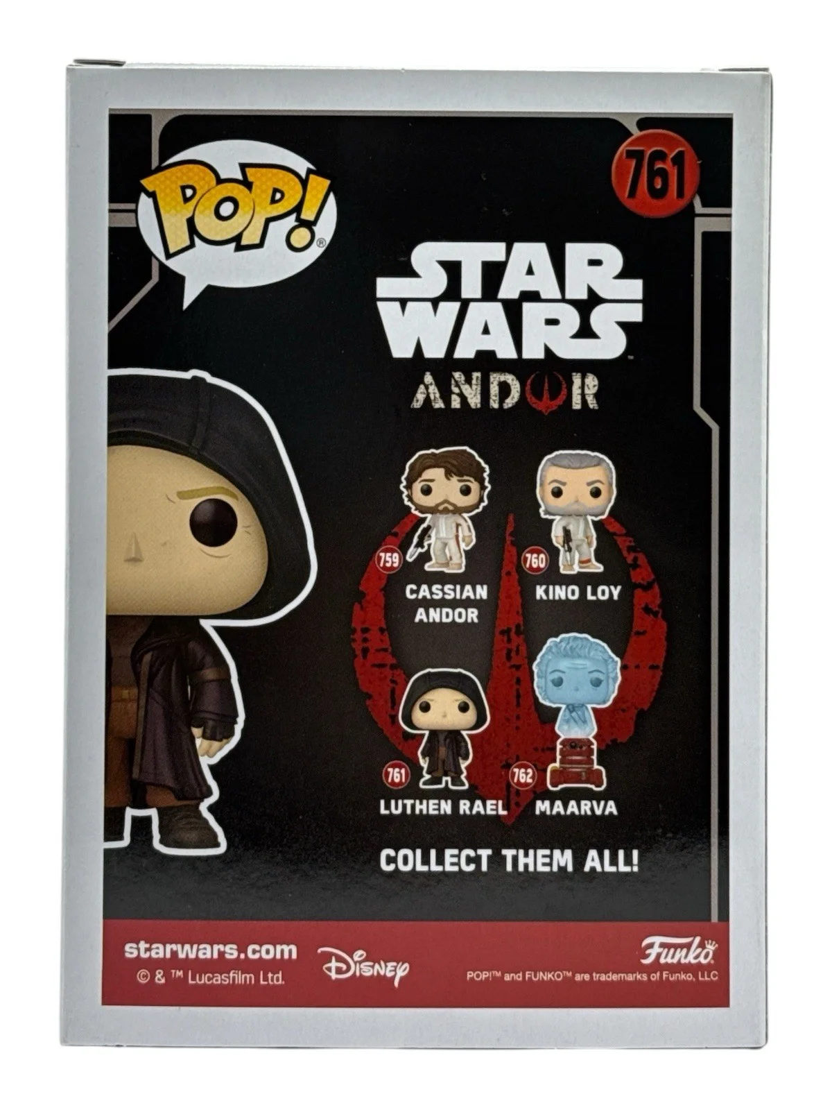 Stellan Skarsgard — Stellan Skarsgard Autograph Signed Star Wars Luthen Rael Funko Pop Beckett COA, изображение 2