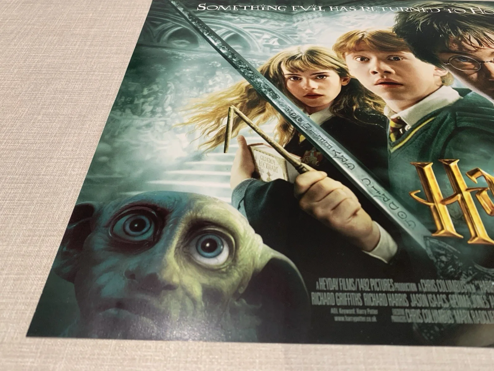 Harry Potter Chamber Of Secrets Original Cinema Foyer Movie Poster 30cm X 40cm, изображение 3