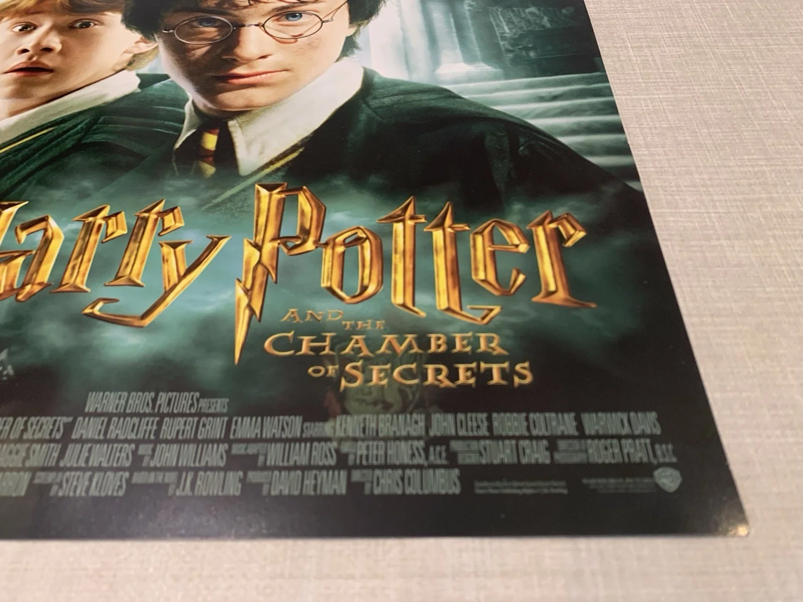 Harry Potter Chamber Of Secrets Original Cinema Foyer Movie Poster 30cm X 40cm, изображение 4
