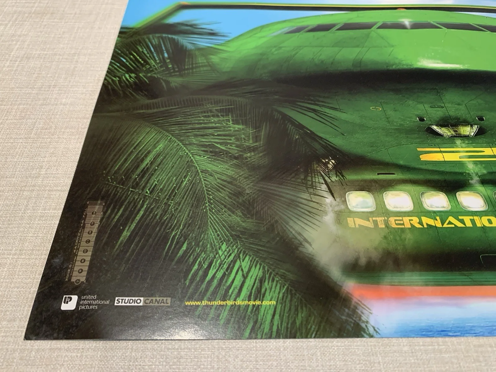 Thunderbirds Movie Pre Awareness Cinema Foyer Poster 30cm X 40cm Good Condition, изображение 2