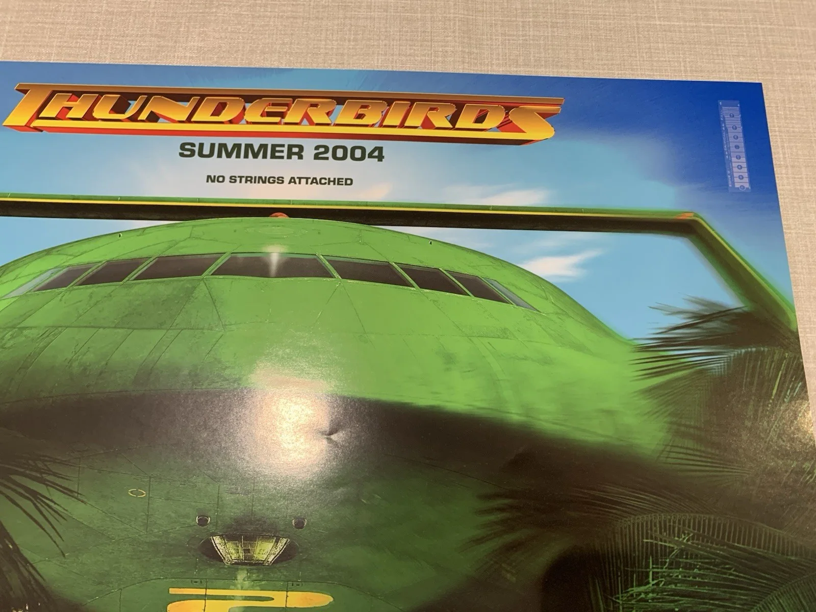 Thunderbirds Movie Pre Awareness Cinema Foyer Poster 30cm X 40cm Good Condition, изображение 3