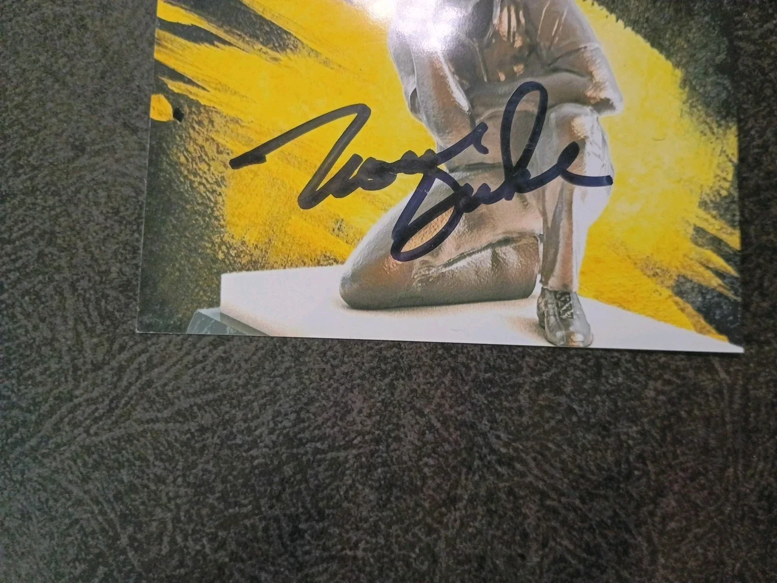 KARL HELD — NORM DUKE 2 Hand Signed Autograph 4X6 Photo S- ACTOR - PBA BOWLING LEGEND, image 3