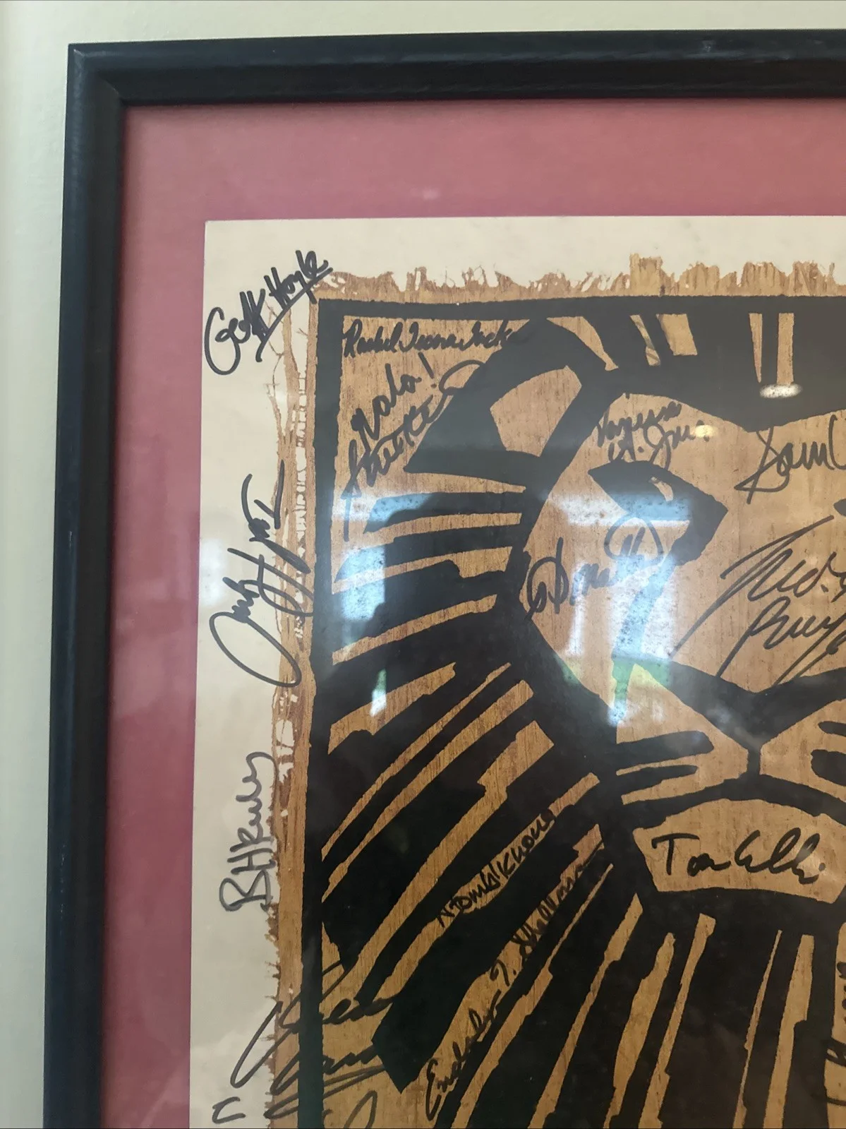 Cast — Disney Lion King Cast Signed Poster Autographed Broadway Theater Play 22" x 14", image 4
