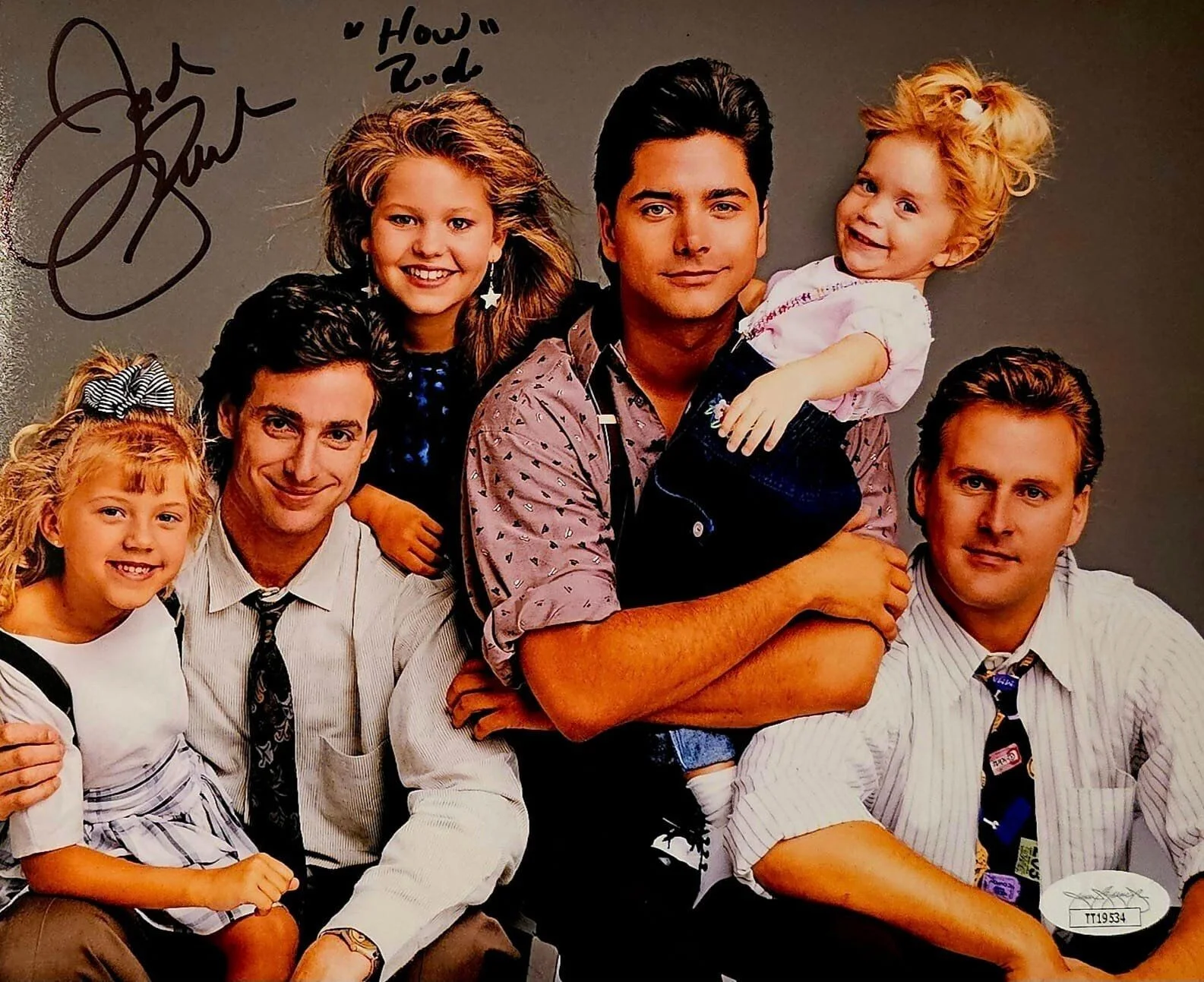 Jodie Sweetin — JODIE SWEETIN Signed Stephanie Tanner FULL HOUSE 8X10 Autograph JSA "HOW RUDE"