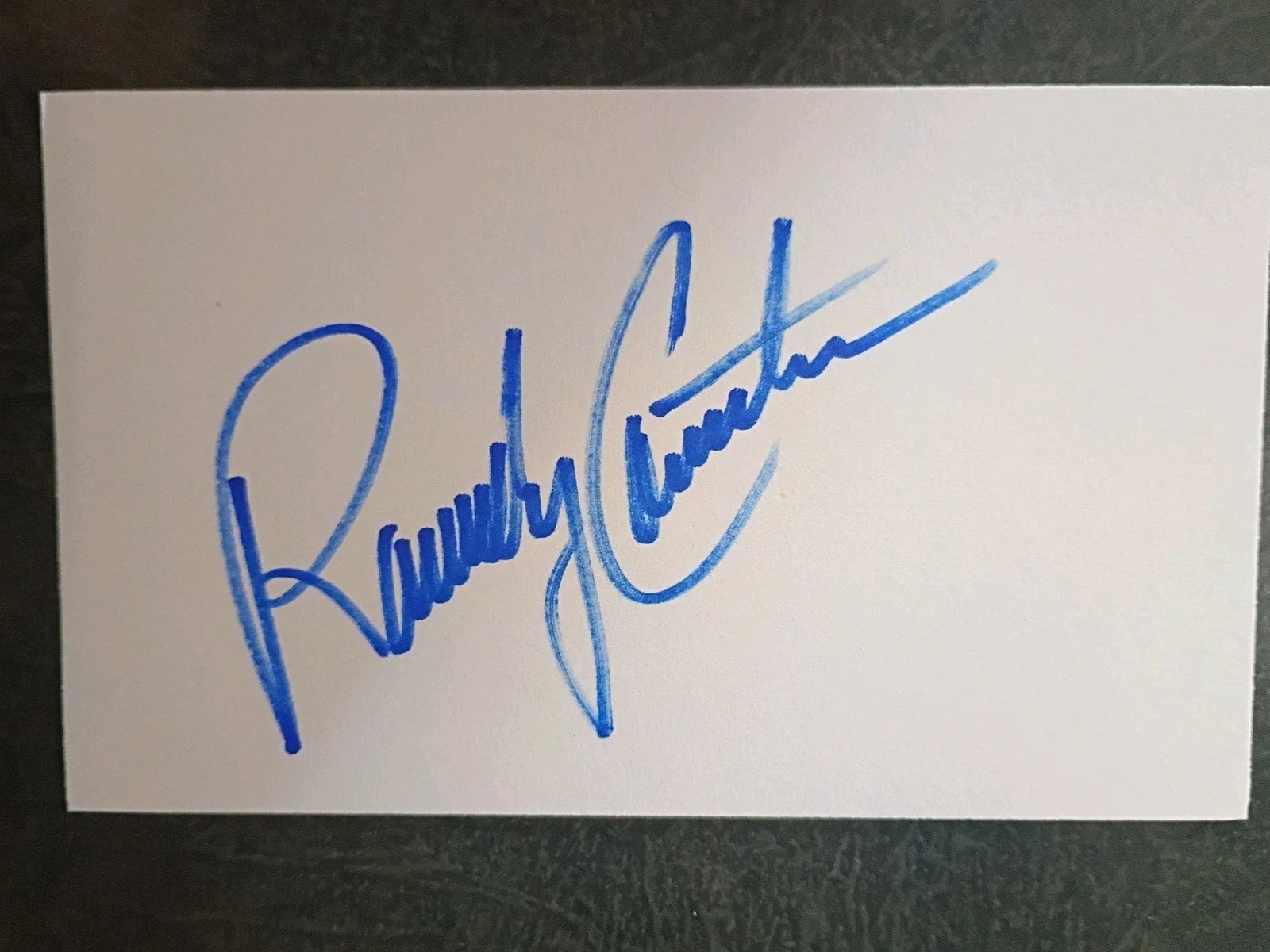 RANDY COUTURE — RANDY COUTURE hand Signed Autograph 4x6 Photo & CARD -UFC FIGHTER & ACTOR, image 4
