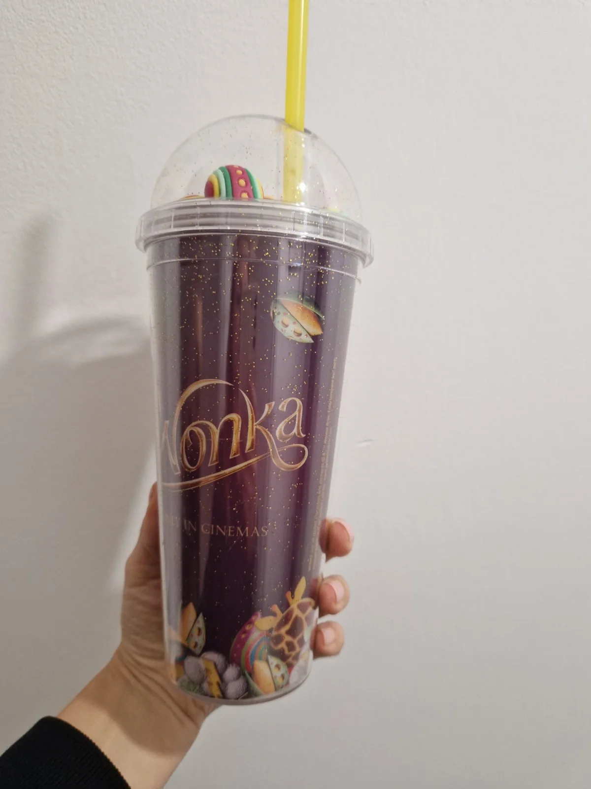 Odeon Willy Wonka Dome Lid Large Cup with Straw Cinema UK Limited Edition, изображение 2