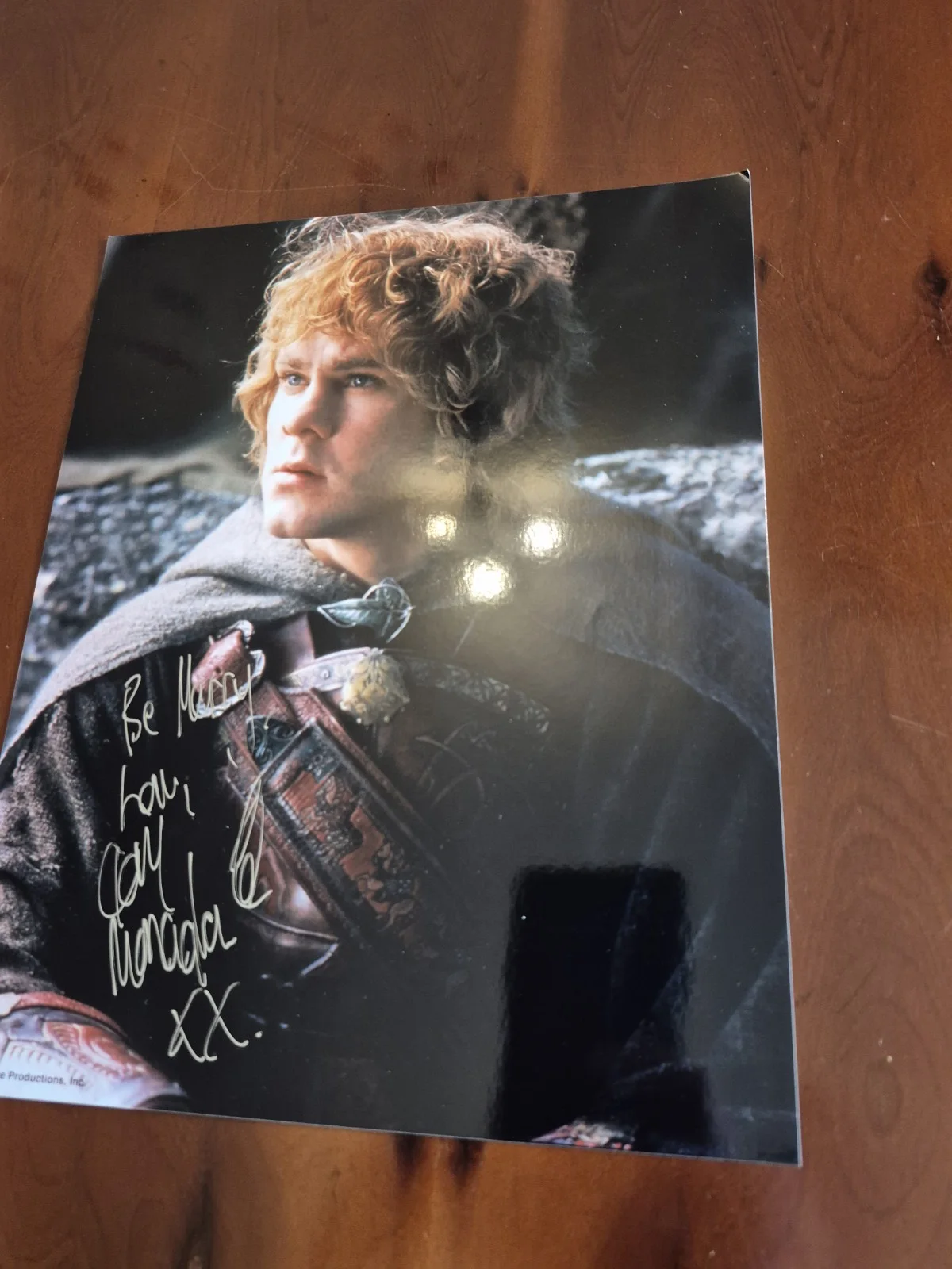 Lord Of The Rings Autograph Dominic Monaghan Signed Pic LOTR Autograph, изображение 3