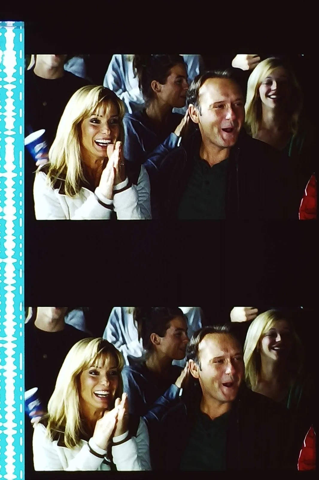 The Blind Side 35mm Film Cells Strips - 5 Strips of 5 Cells FREE P&P, image 4