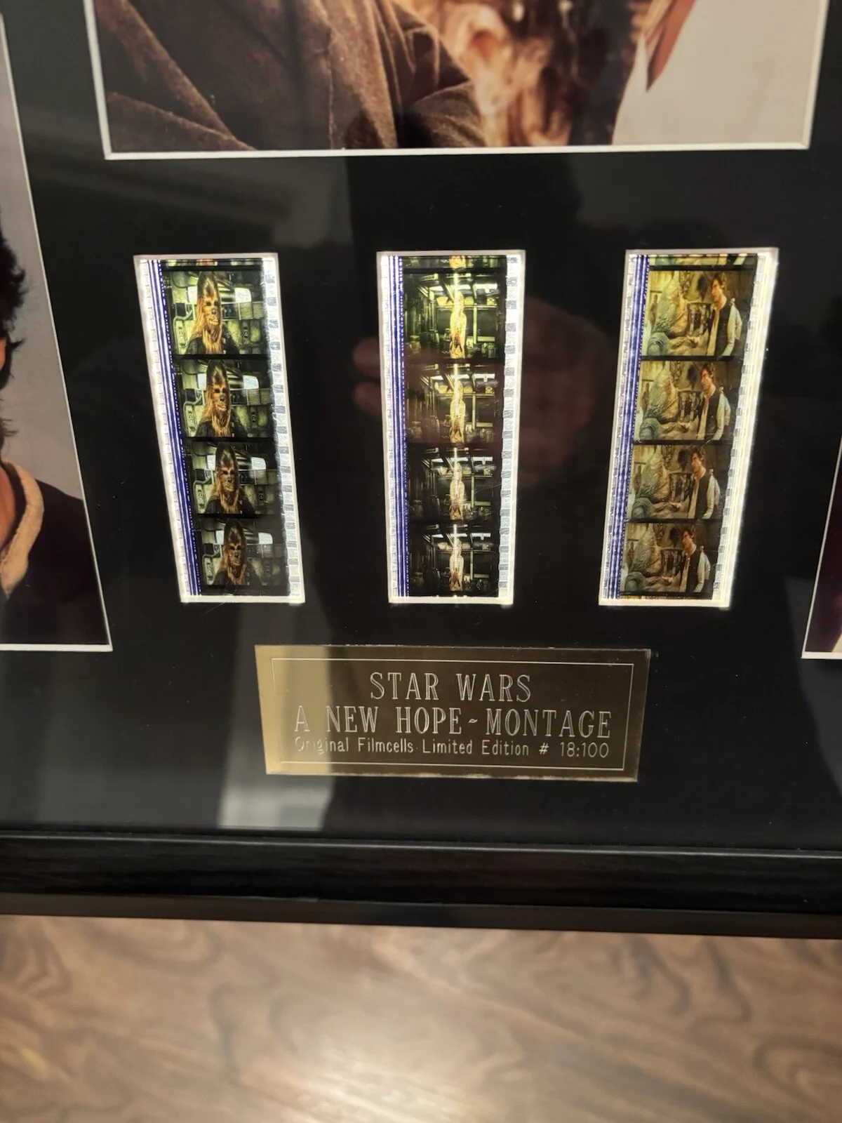 Star Wars “A New Hope” Montage & 6 nr Four-Frame 35mm Film Cells RBP #18 of 100, изображение 3