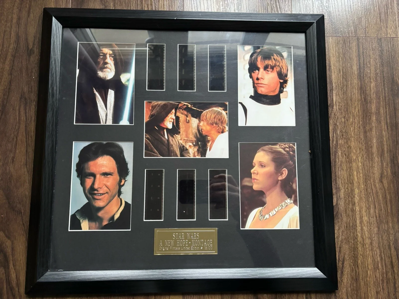 Star Wars “A New Hope” Montage & 6 nr Four-Frame 35mm Film Cells RBP #18 of 100, изображение 4