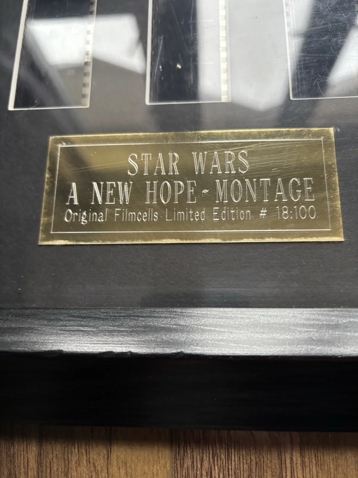 Star Wars “A New Hope” Montage & 6 nr Four-Frame 35mm Film Cells RBP #18 of 100, изображение 5