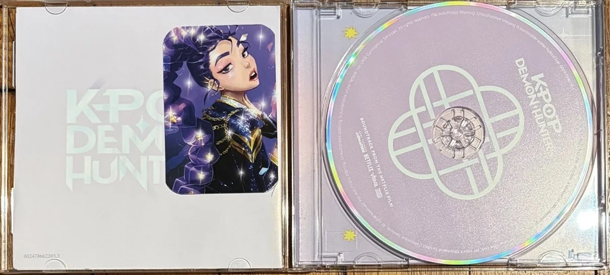 KPOP Demon Hunters Soundtrack CD – Signed by Rei Ami, Ejae & Audrey Nuna, image 3