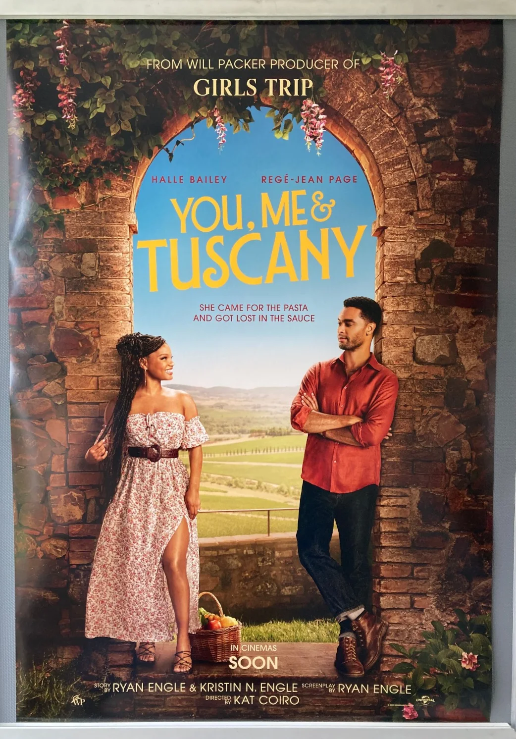 Cinema Poster: YOU, ME & TUSCANY 2026 (One Sheet) Halle Bailey Regé-Jean Page, изображение 2