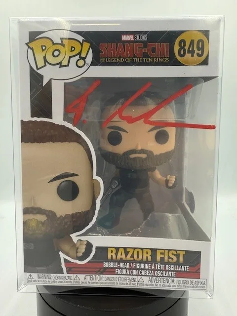 Florian Munteanu — FLORIAN MUNTEANU SIGNED SHANG-CHI RAZOR FIST FUNKO POP BAS BECKETT AUTO