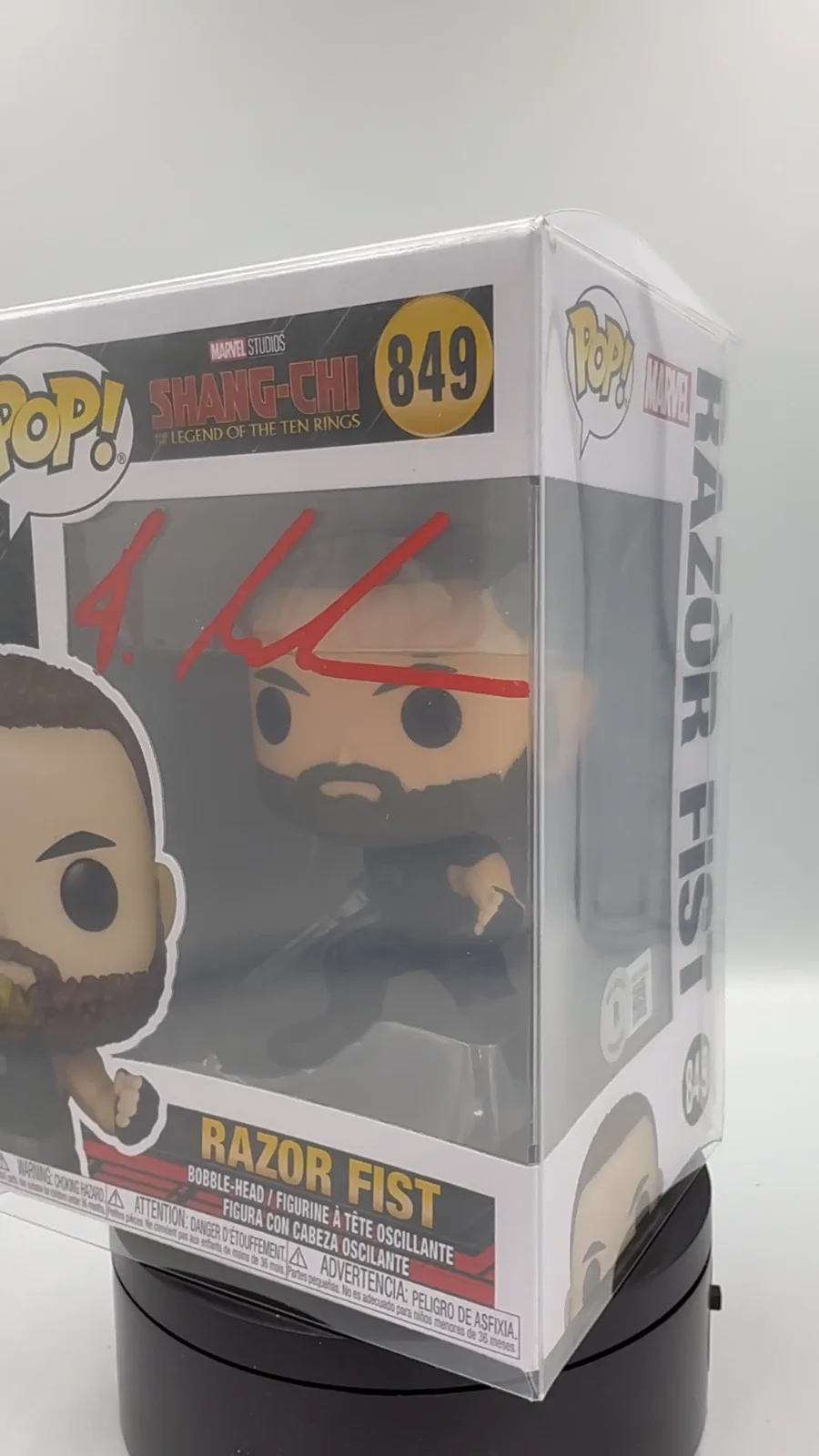 Florian Munteanu — FLORIAN MUNTEANU SIGNED SHANG-CHI RAZOR FIST FUNKO POP BAS BECKETT AUTO, изображение 2