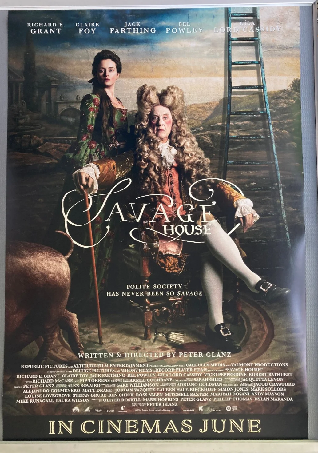 Cinema Poster: SAVAGE HOUSE 2026 (One Sheet) Richard E. Grant Claire Foy, изображение 2