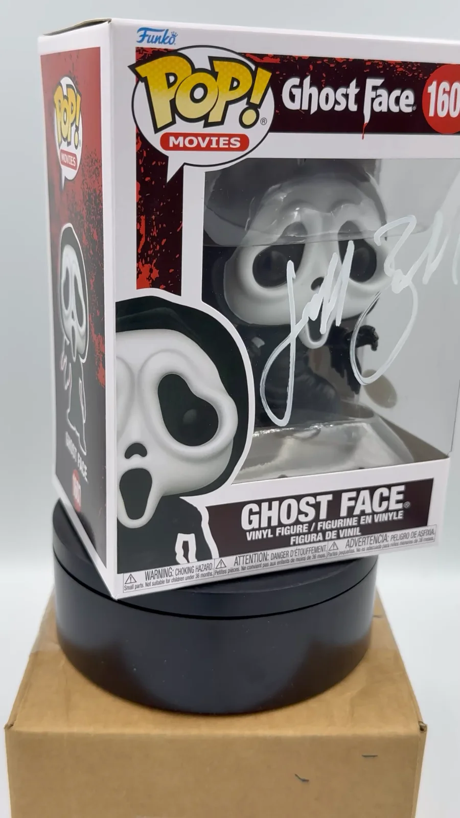 Jeff Brockton — Jeff Brockton Signed Ghost Face Funko Pop! Autograph JSA Witnessed & Certified, image 2