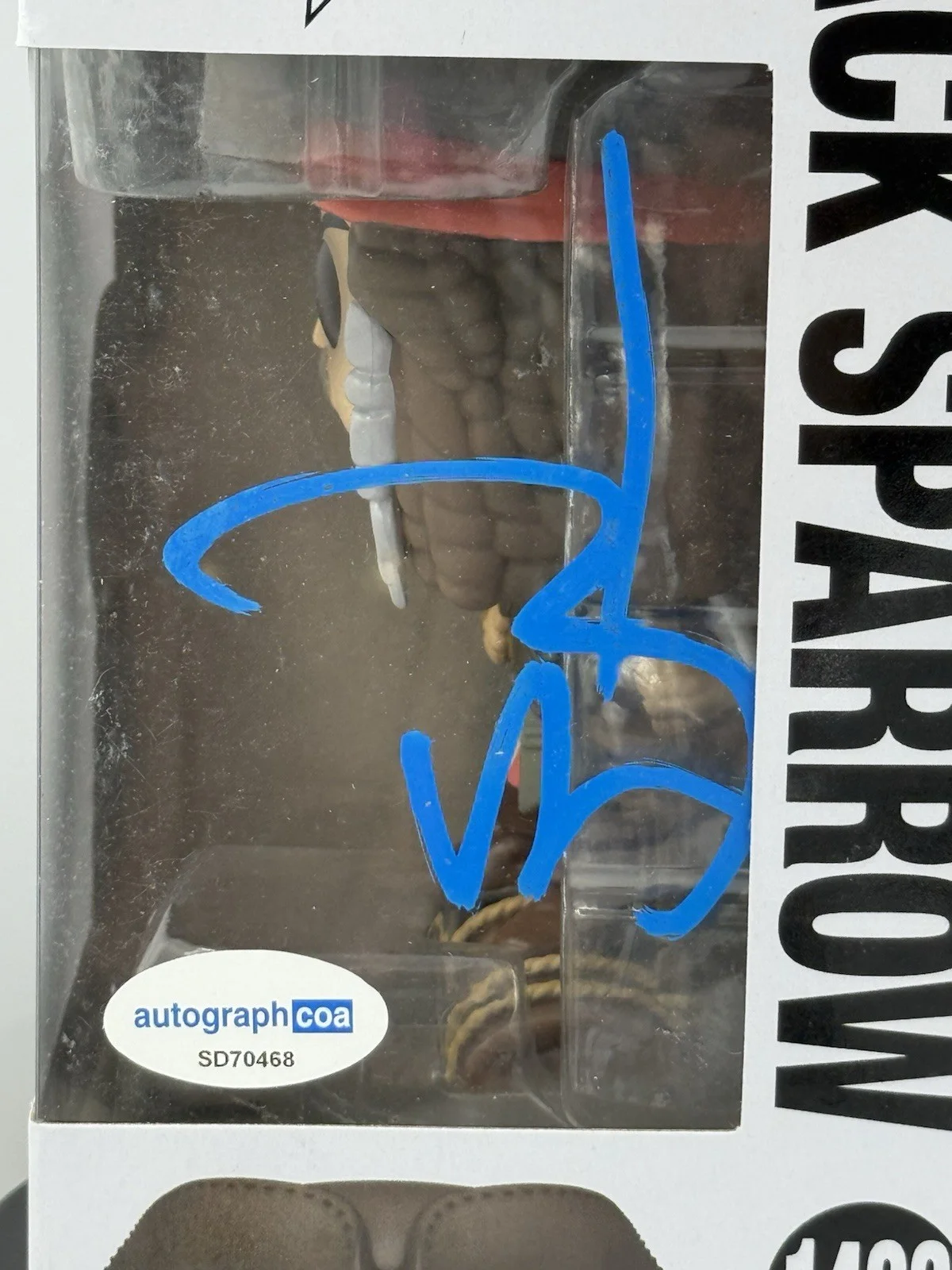Johnny Depp — Johnny Depp Signed Jack Sparrow 1482 Funko POP Pirates Caribbean Autograph.COA, image 3