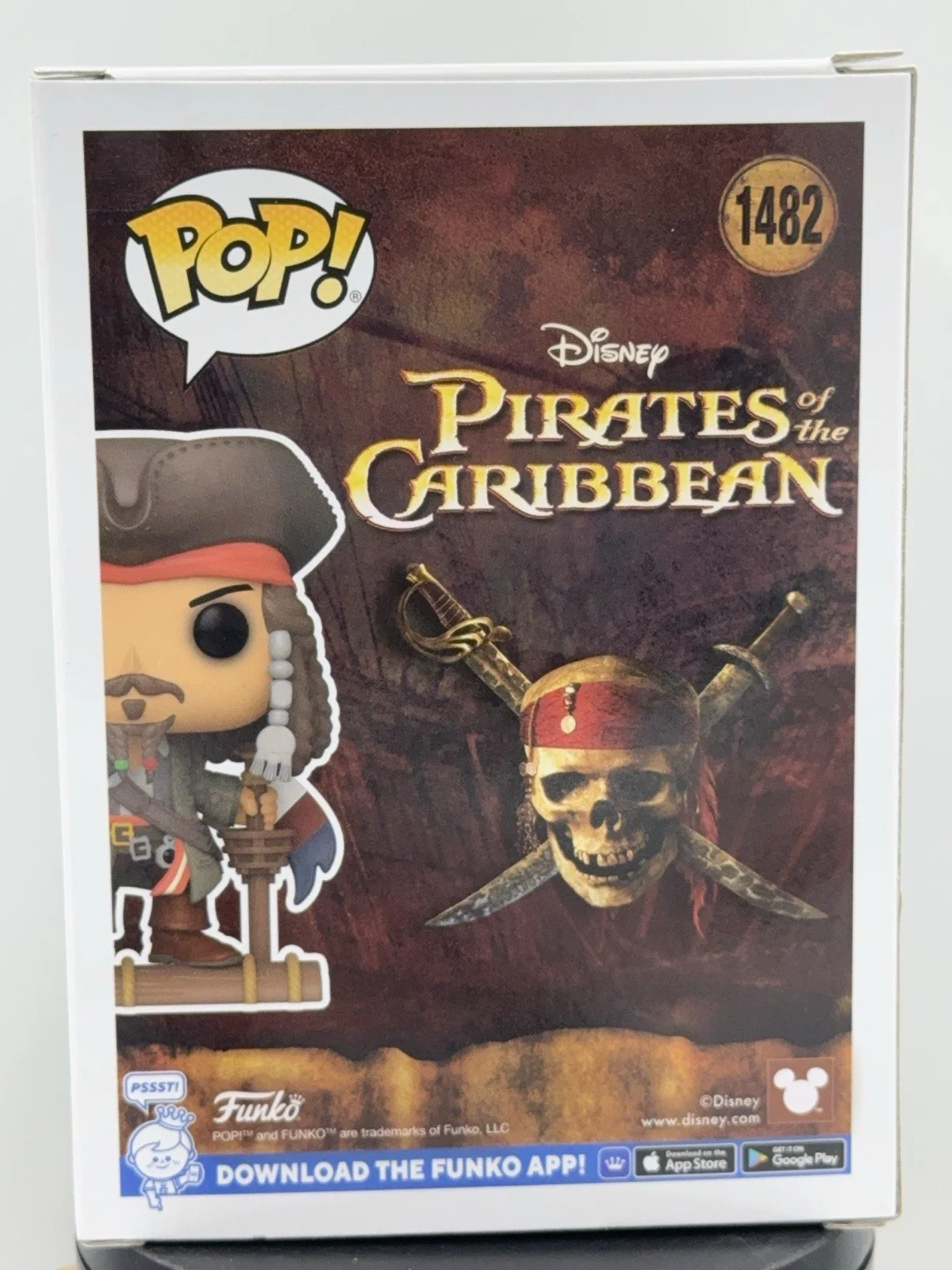 Johnny Depp — Johnny Depp Signed Jack Sparrow 1482 Funko POP Pirates Caribbean Autograph.COA, image 4