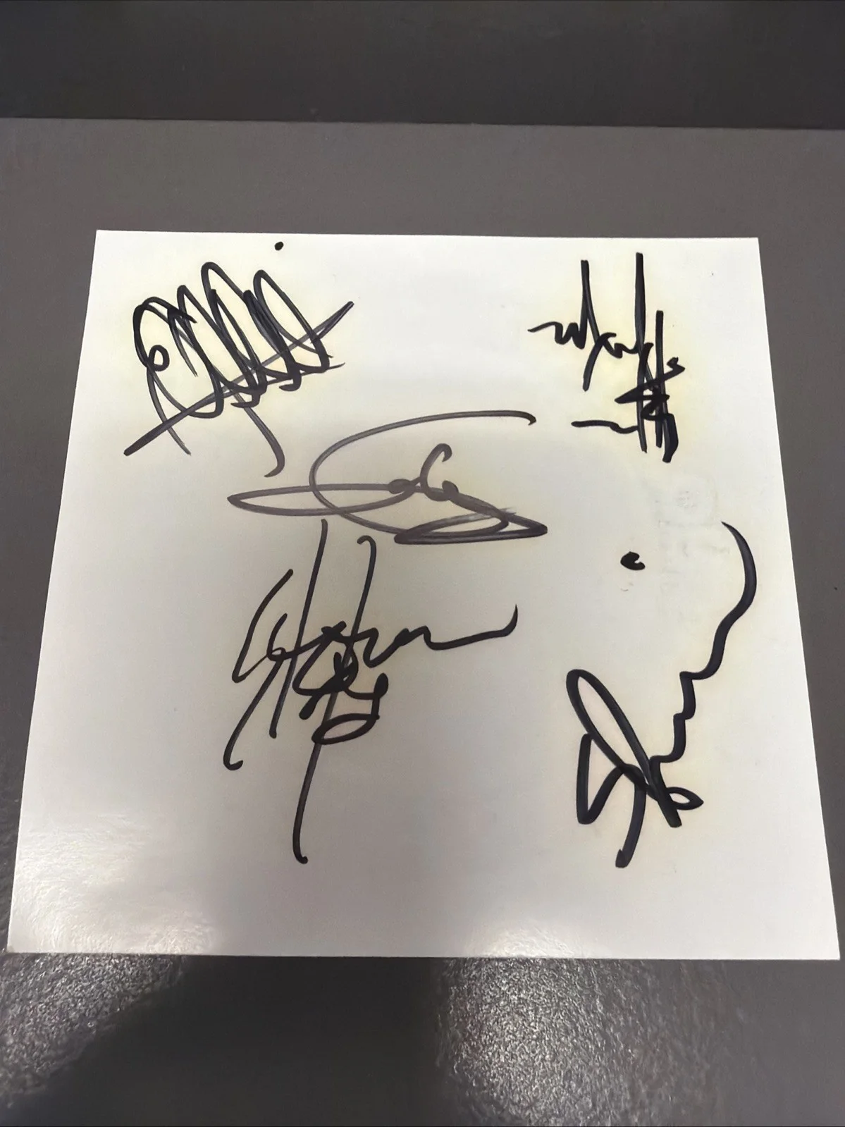 Queensryche autographed Promotional Print, 4.75”, “Rage For Hunger”, изображение 2