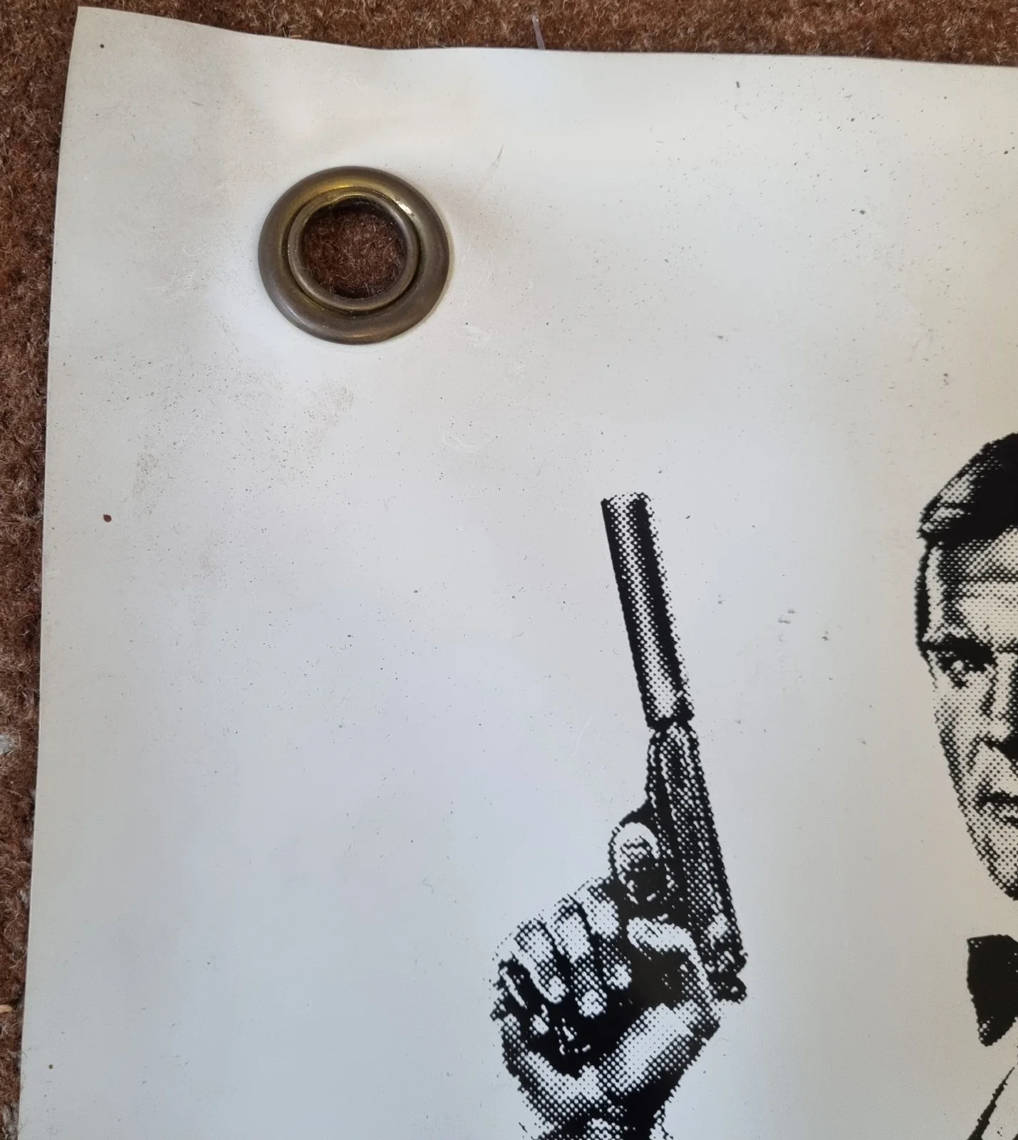 Very Rare James Bond A View To A Kill British Film Year Vinyl Banner, изображение 3