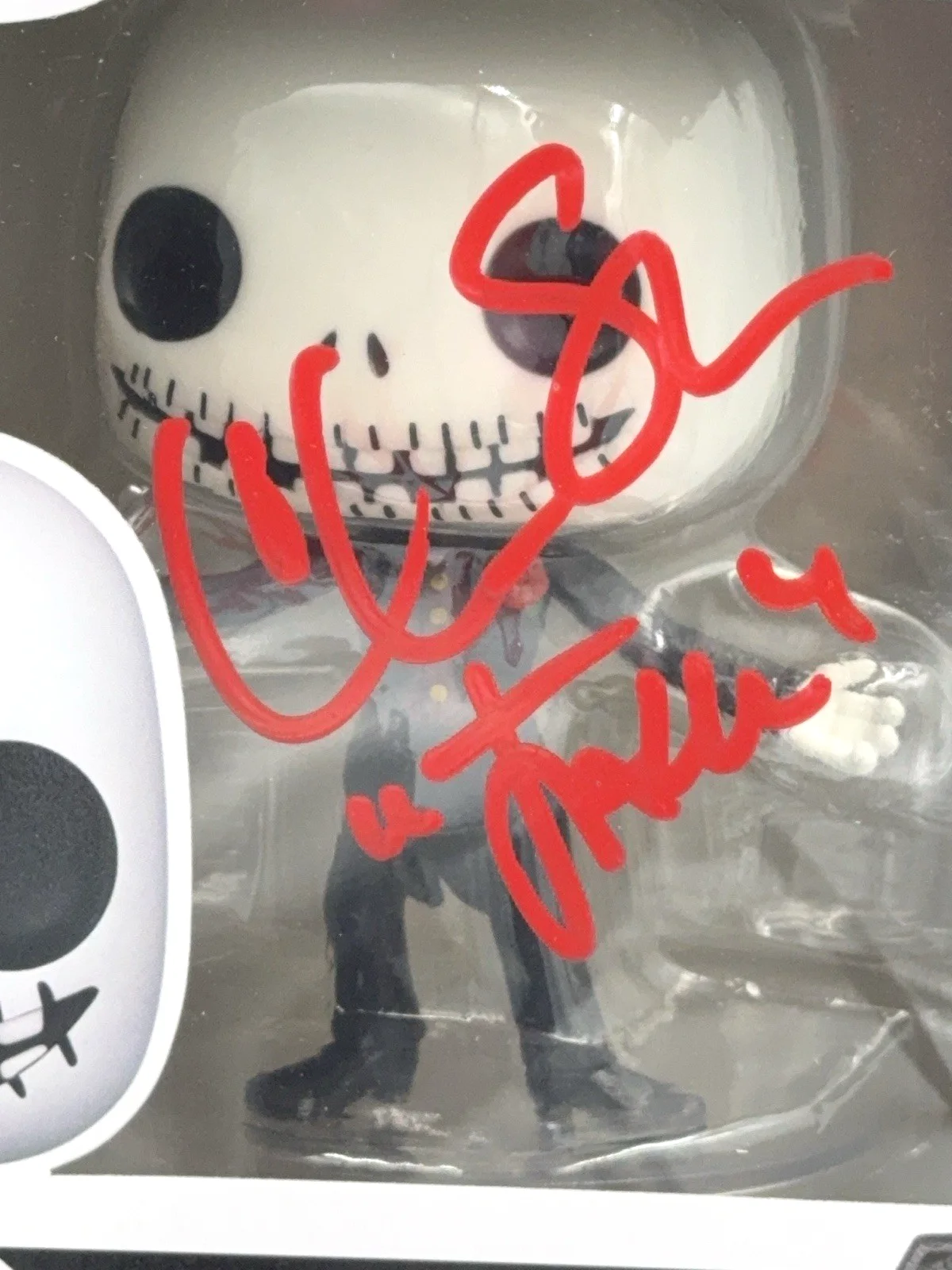 Funko Pop Disney Jack Skellington 138 Chris Sarandon Signed Inscribed "Jack"COA, image 3