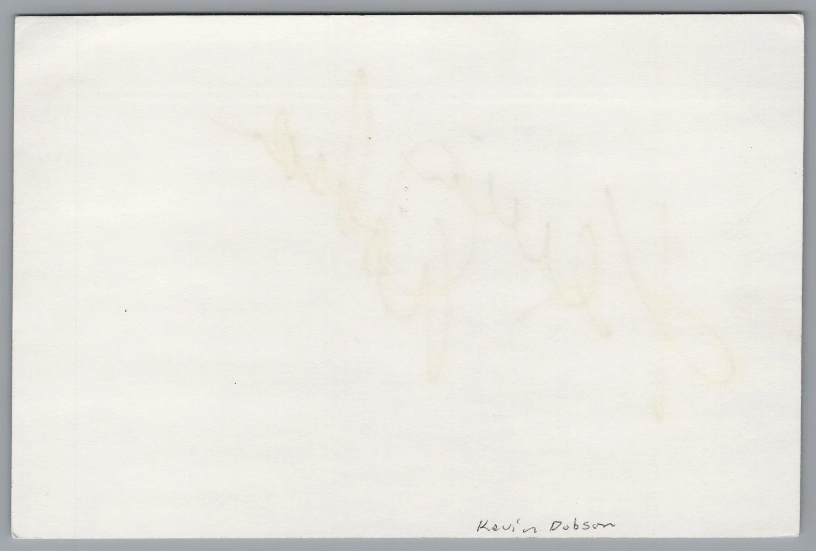 Kevin Dobson — Kevin Dobson Signed 4x6 Index Card Knots Landing Autographed, image 2
