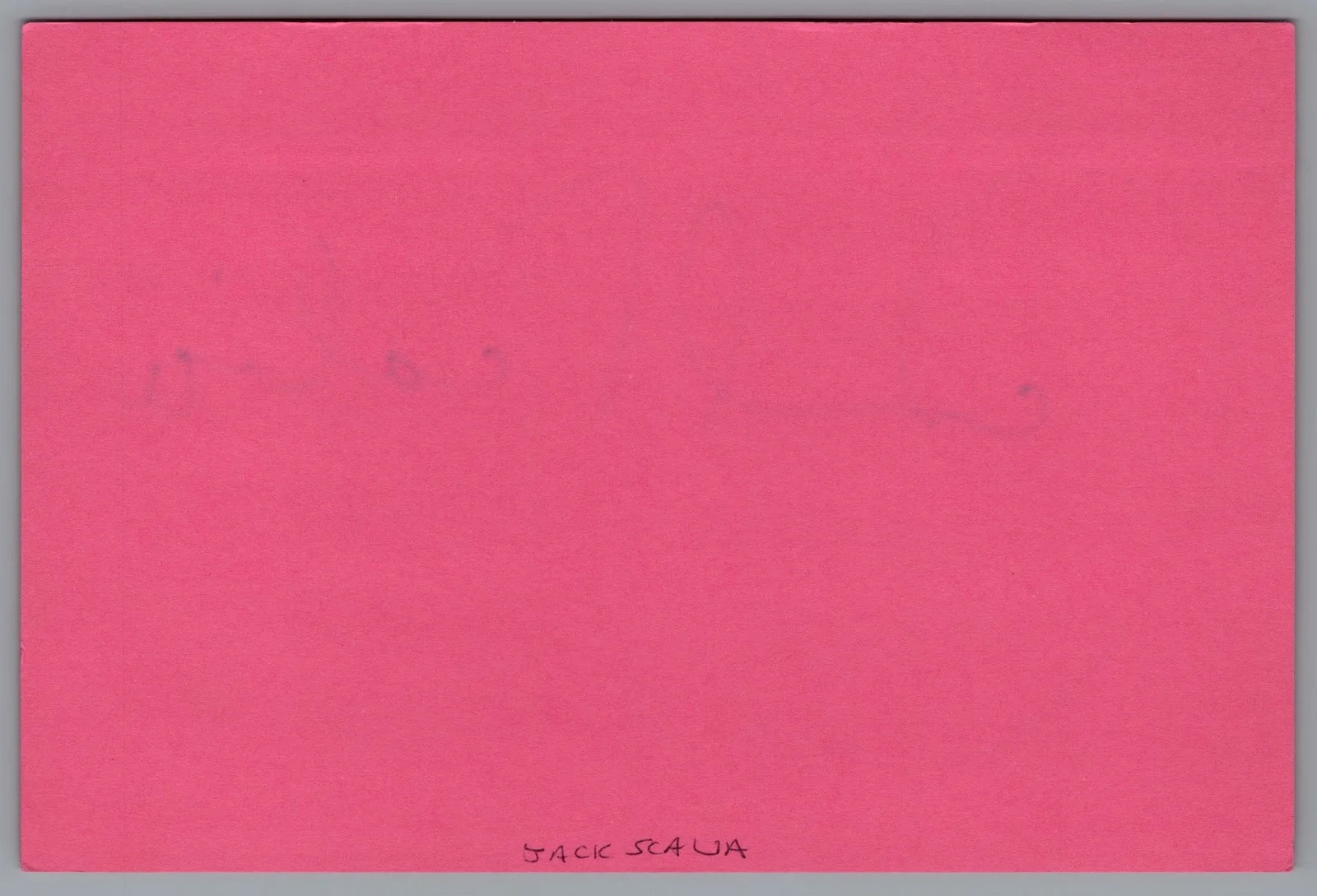 Jack Scalia — Jack Scalia Signed 4x6 Index Card Remington Steele Dallas Autographed, image 2