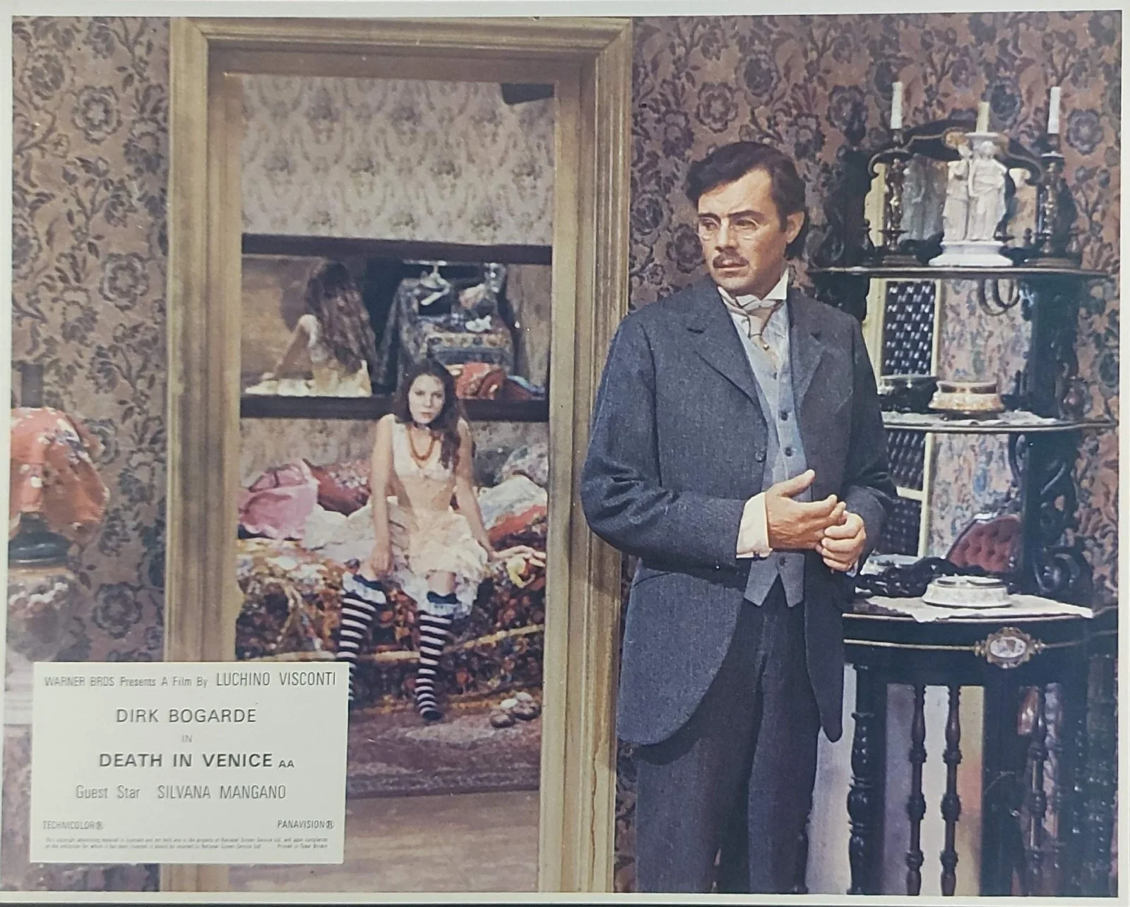 DEATH IN VENICE ORIGINAL UK FOH LOBBY CARDS SET 1971, изображение 4