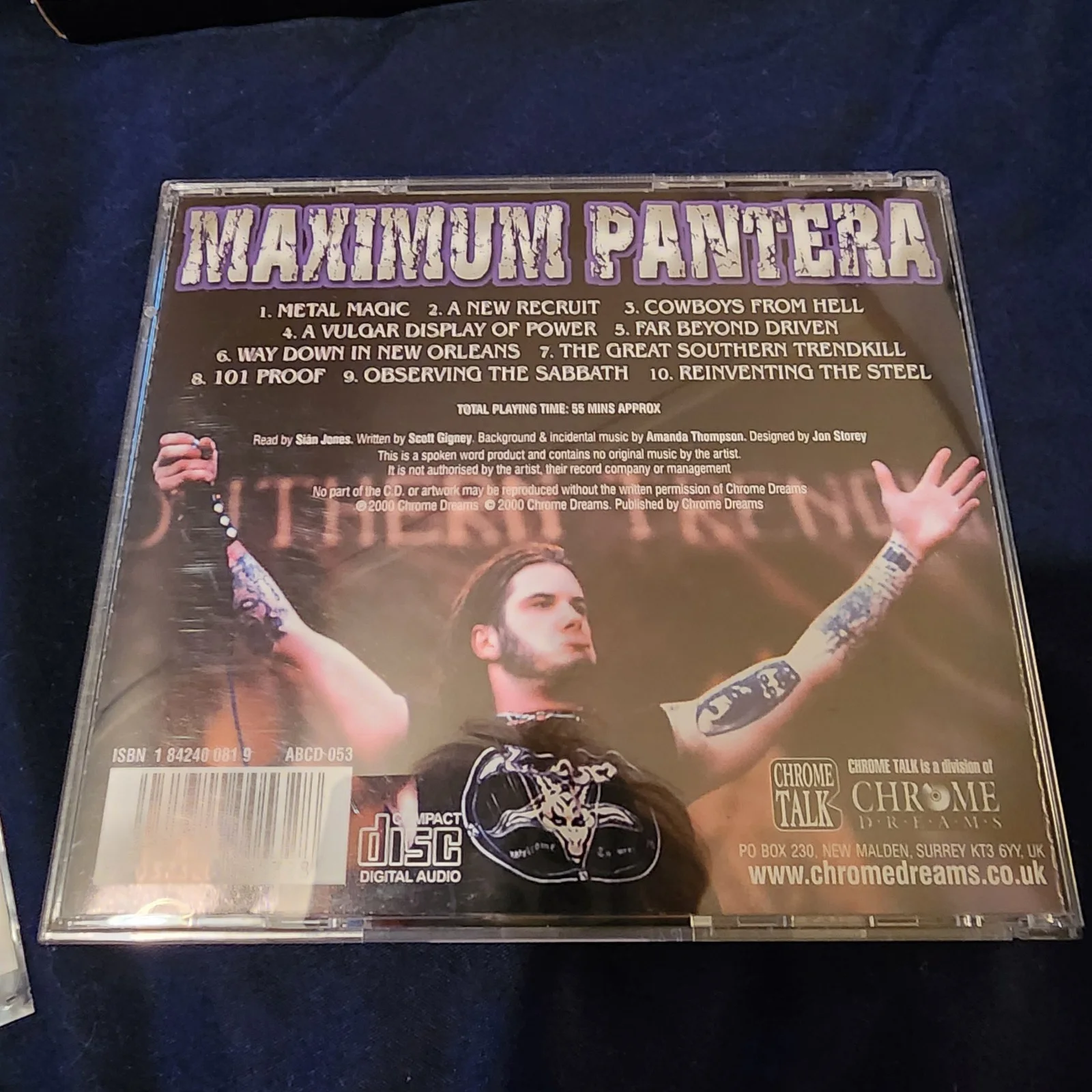 Pantera Full Band Signed CD Dimebag Darrell JSA COA, image 3