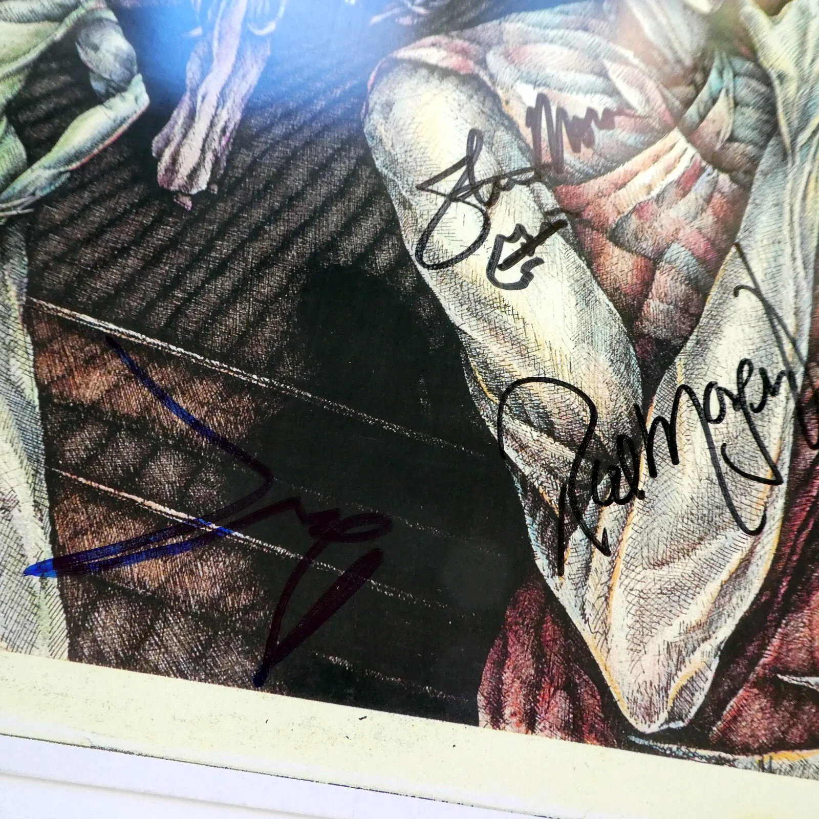 Dixie DREGS Autographed by 4 members INDUSTRY STANDARD Poster Print Steve Morse, изображение 2