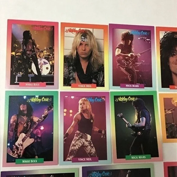Motley Crue 1991 Brockum Rockcards Lot of 11, изображение 2