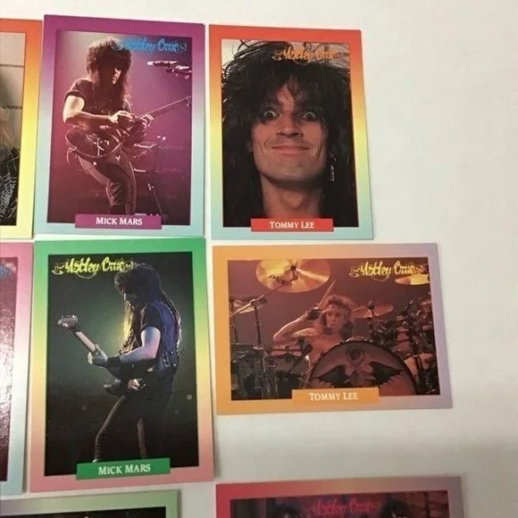Motley Crue 1991 Brockum Rockcards Lot of 11, изображение 4