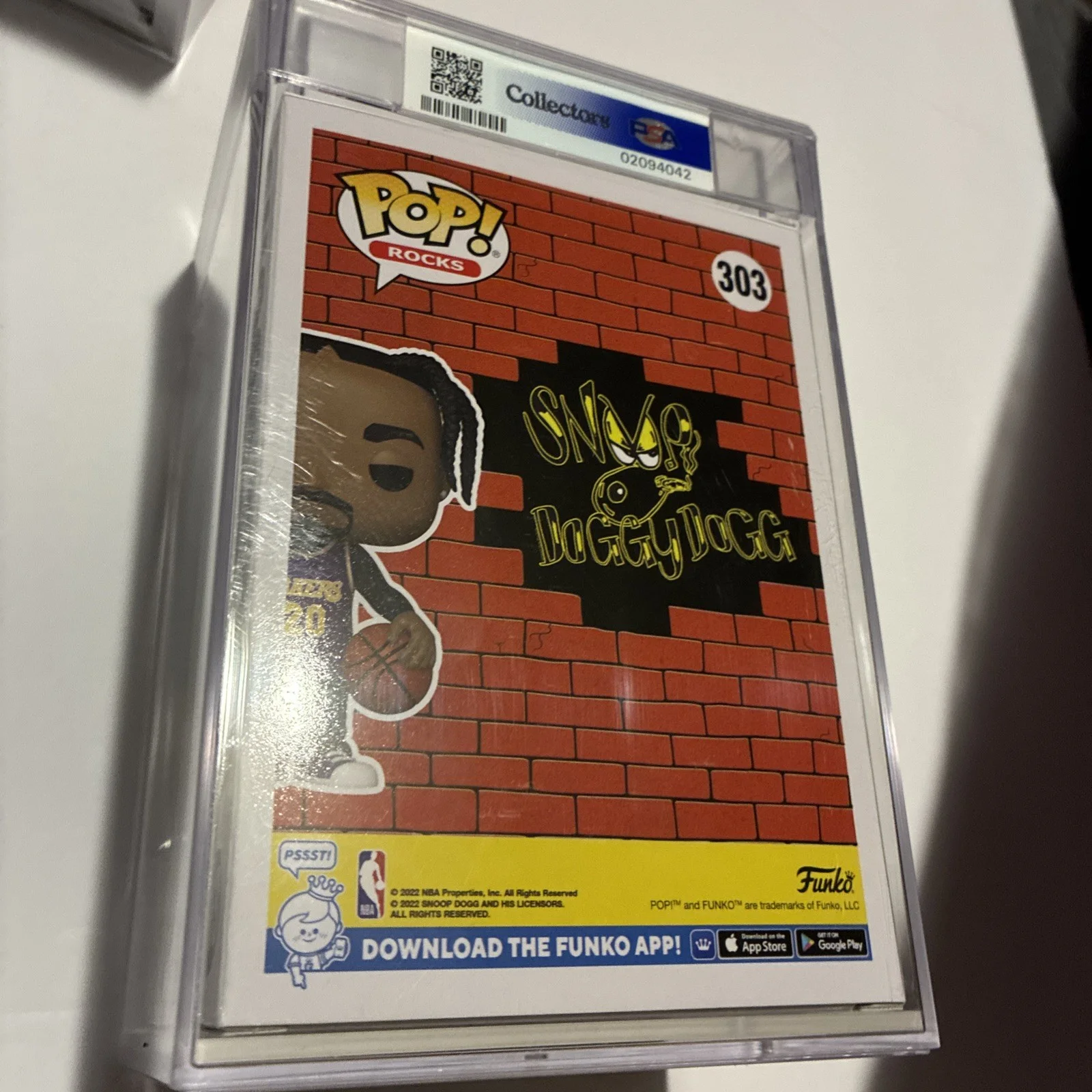 Snoop Dogg Funko Pop #303 – PSA/DNA Encapsulated Slabbed 8 Grade Rap Hip Hop, изображение 3