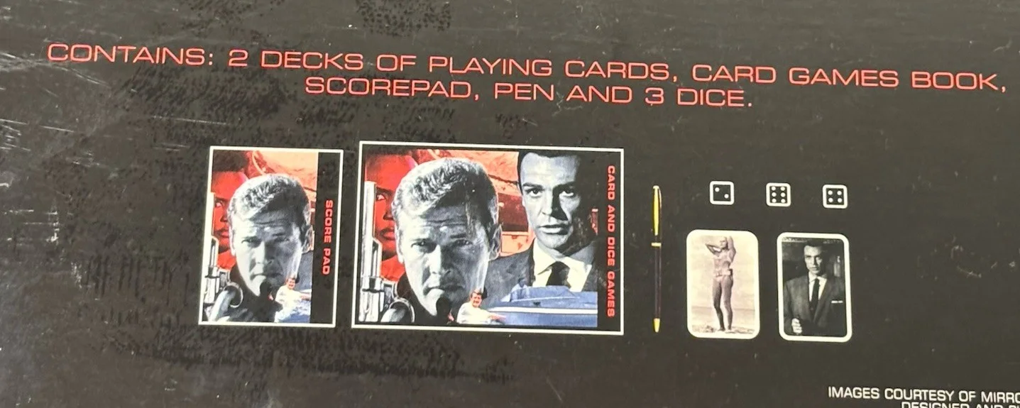 James Bond 007 Casino Card & Dice Games Gift Set Factory Sealed 2004 Collectible, изображение 4