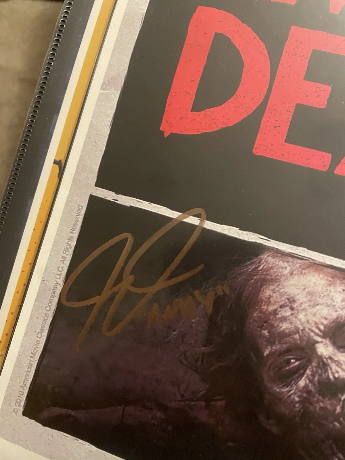 The Walking Dead 11x17 Autographed Mini Poster, image 4