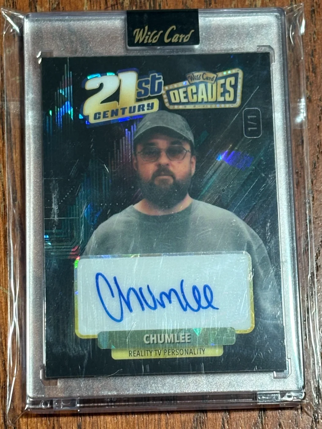 CHUMLEE — 1/1 MADE 2024 WILD CARD 21ST CENTURY DECADES AUTOGRAPH CARD OF CHUMLEE-NOV025